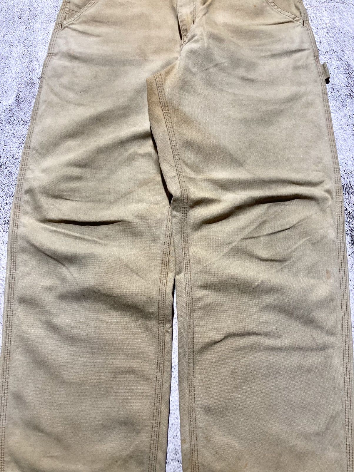 Carhartt 1990s Vintage Carhartt B11 BRN Carpenter Duck Pants Workwear Size US 32 / EU 48 - 13 Thumbnail