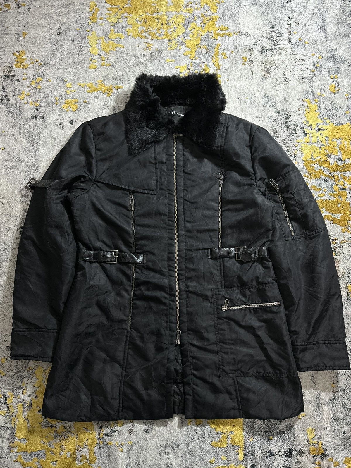 Tornado Mart GOTHIC HAZARD FUR COLLAR JACKET IF SIX WAS NINE LGB STYLE Size US L / EU 52-54 / 3 - 5 Thumbnail