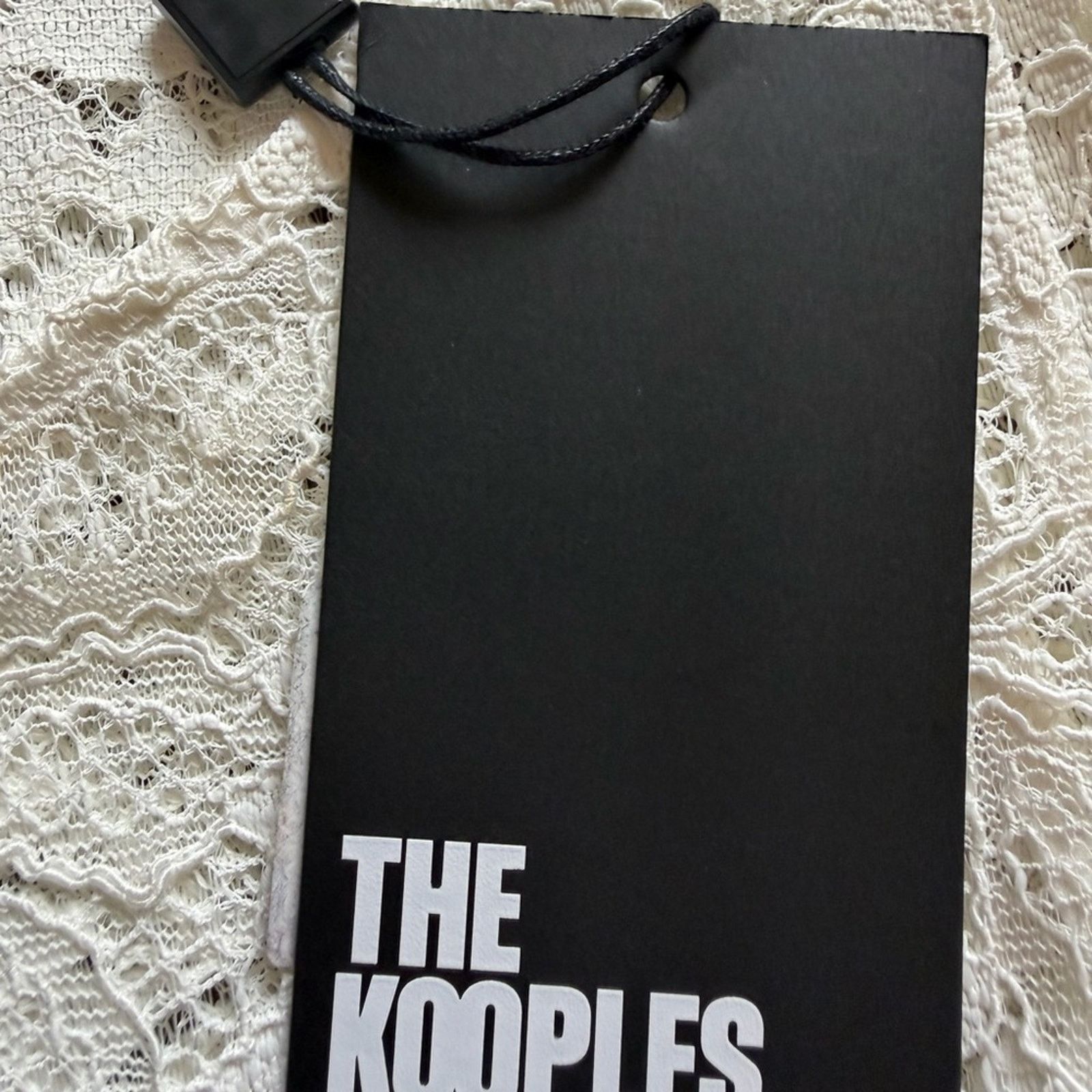 The Kooples The Kooples Stretch Lace Fitted Tank OffWhite Round Sz 1 NWT Size S / US 4 / IT 40 - 12 Thumbnail