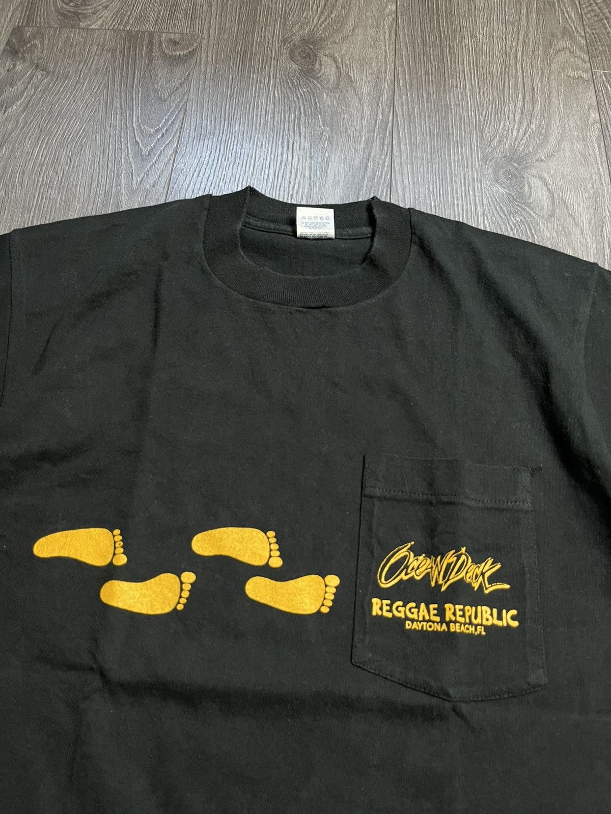 Fruit Of The Loom 1996 Daytona Bike Week Ocean Deck Pocket Tee Single Stitch L Size US L / EU 52-54 / 3 - 8 Thumbnail