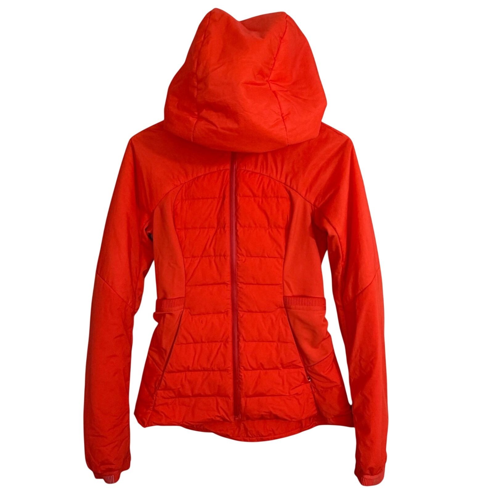 Lululemon Lululemon Down for It All Goose Puffer Jacket Atomic Orange Size S / US 4 / IT 40 - 3 Thumbnail