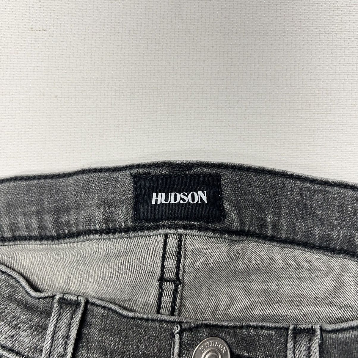 Hudson Hudson Jeans Grey Nico Mid Rise Super Skinny Denim Washed Size 28" / US 6 / IT 42 - 7 Thumbnail