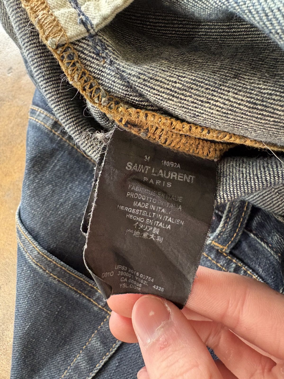 Saint Laurent Paris Saint Laurent Paris Denim Size US 36 / EU 52 - 6 Thumbnail