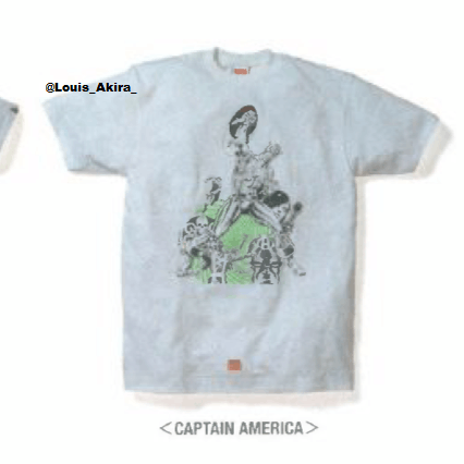 Bape 2005 Bape x Marvel Captain America Tee Size US L / EU 52-54 / 3 - 2 Thumbnail