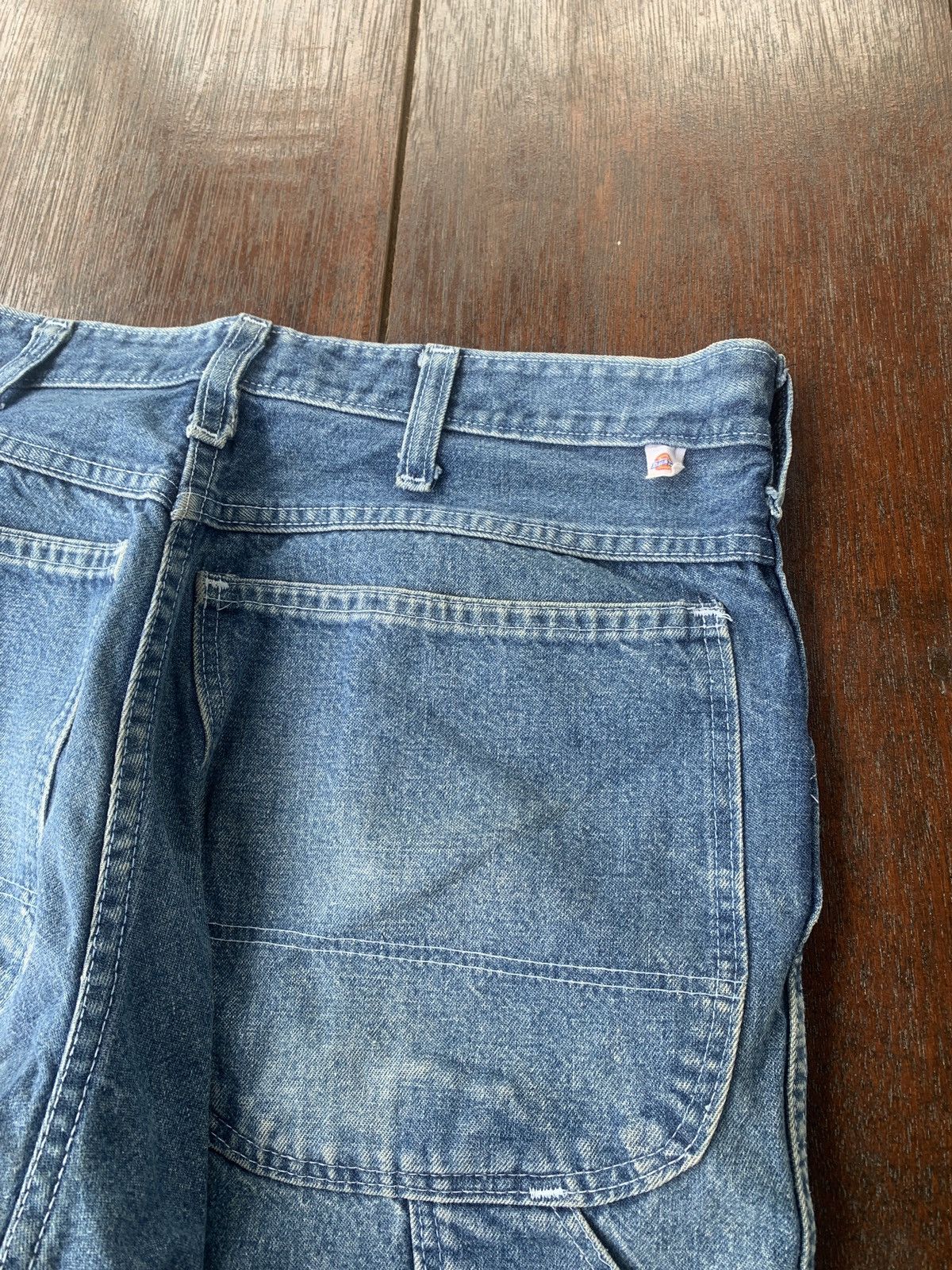 Dickies × Vintage 70s/80s Dickies carpenter talon denim pants made in usa Size US 31 - 3 Thumbnail
