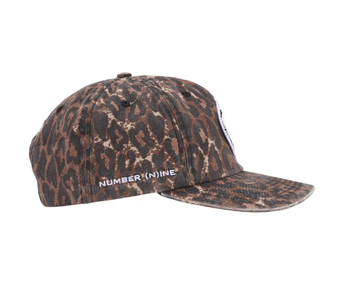 Supreme Number Nine 6-Panel Hat Leopard FW25