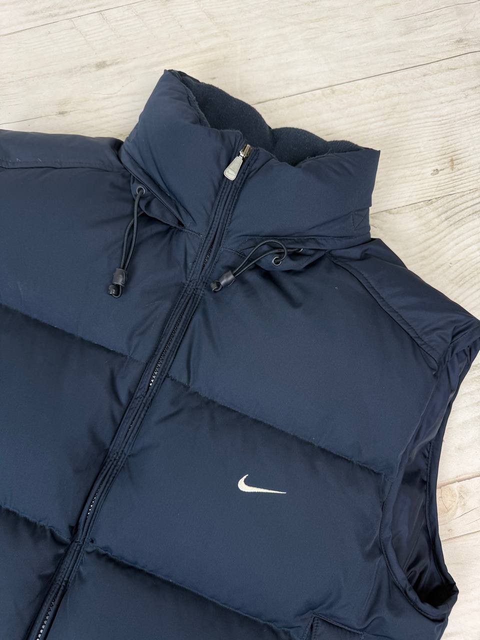 Vintage NIke Puffer Vest Jacket Down 00s Swoosh Y2K