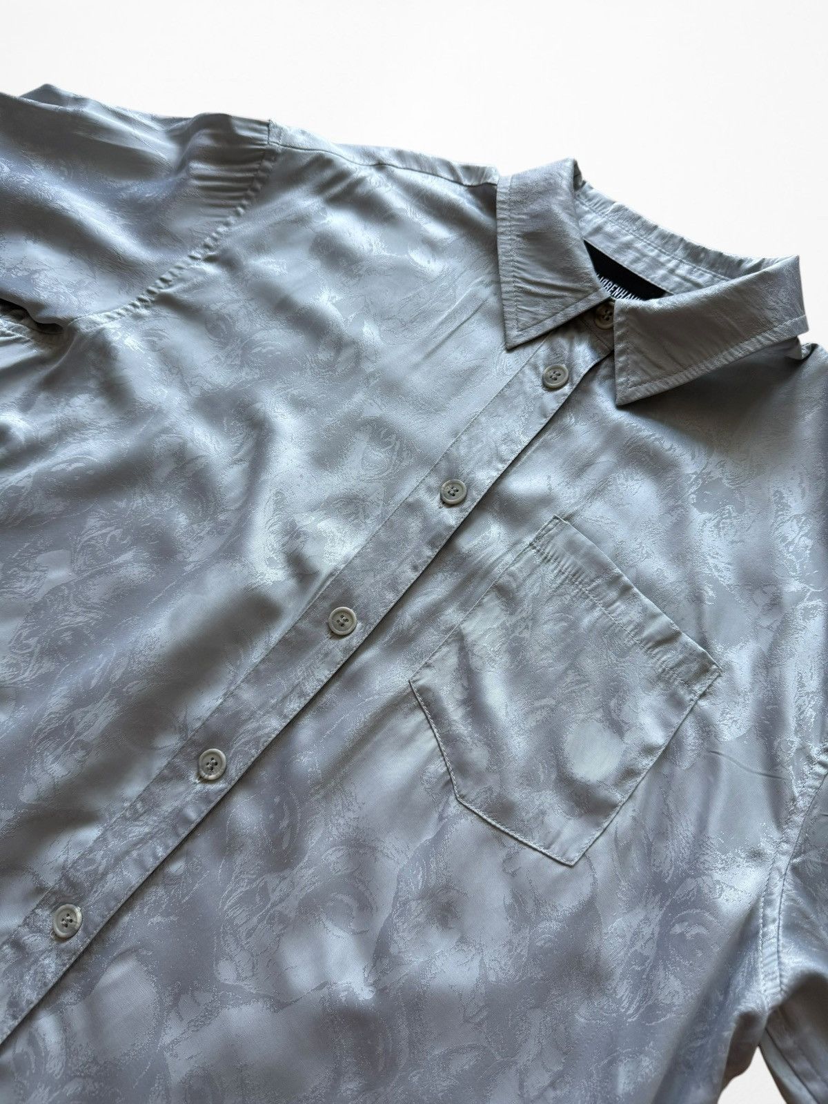 Han Kjobenhavn HAN KJOBENHAVN Alien-print Satin Bowling ls oversized Shirt Size US S / EU 44-46 / 1 - 4 Thumbnail