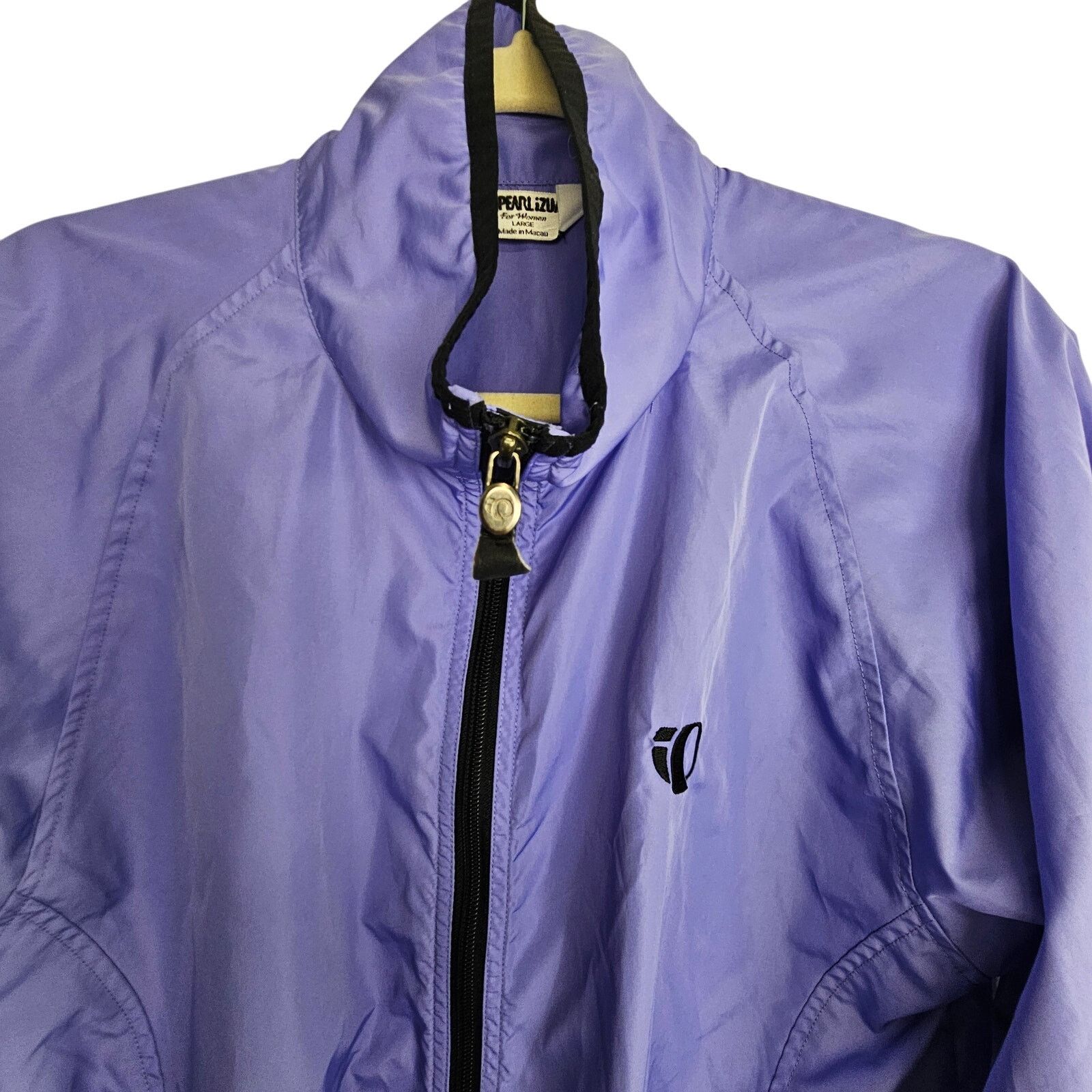 PEARL iZUMi Pearl Izumi Windbreaker Jacket Sz L Full Zip Running Cycling Size L / US 10 / IT 46 - 2 Thumbnail