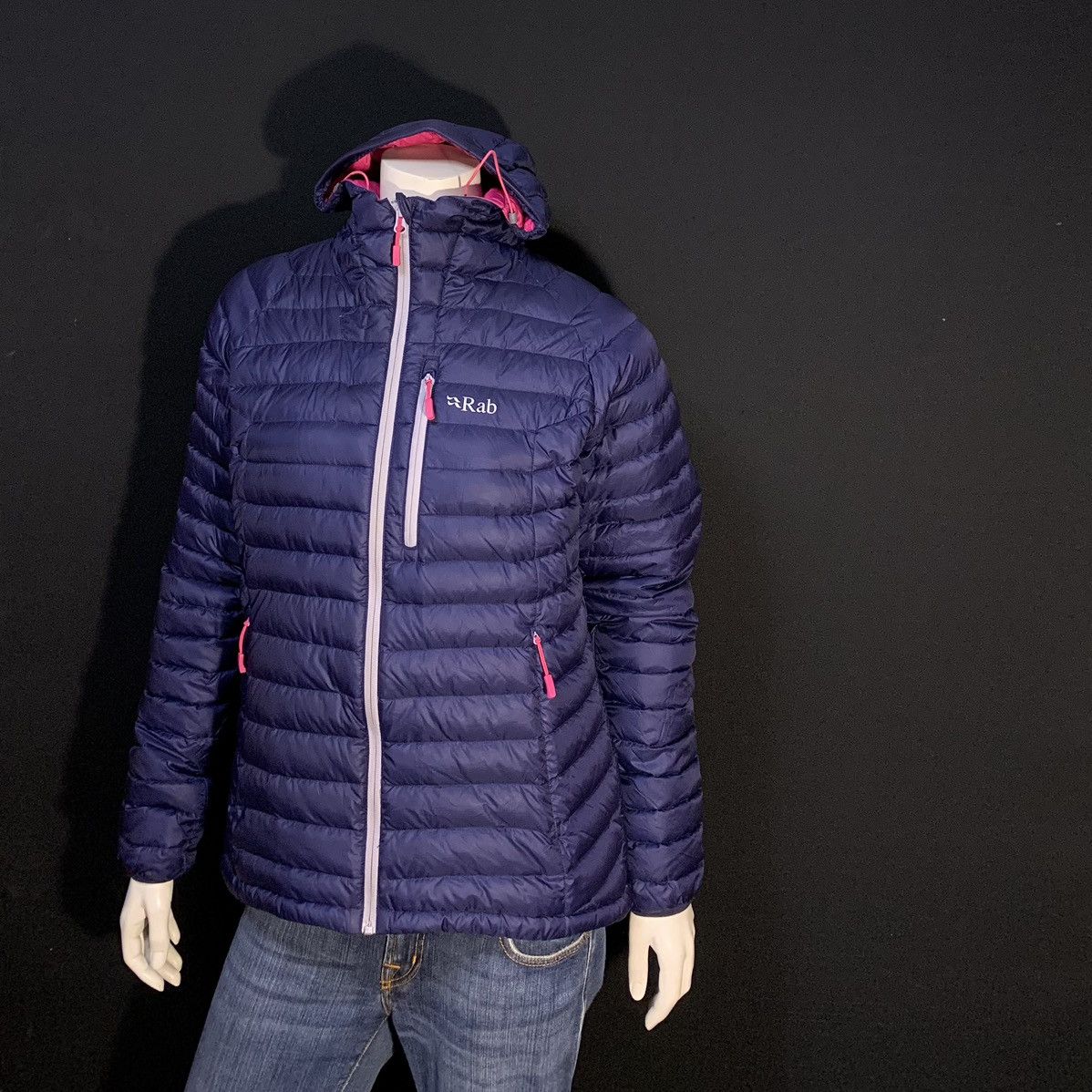 Rab Women Microlight Alpine Jacket Down Navy Blue