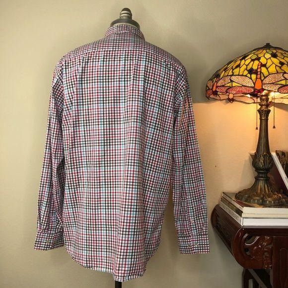 Carven Carven Button Down Gridded Plaid Shirt Mens Contra Size US XL / EU 56 / 4 - 4 Thumbnail