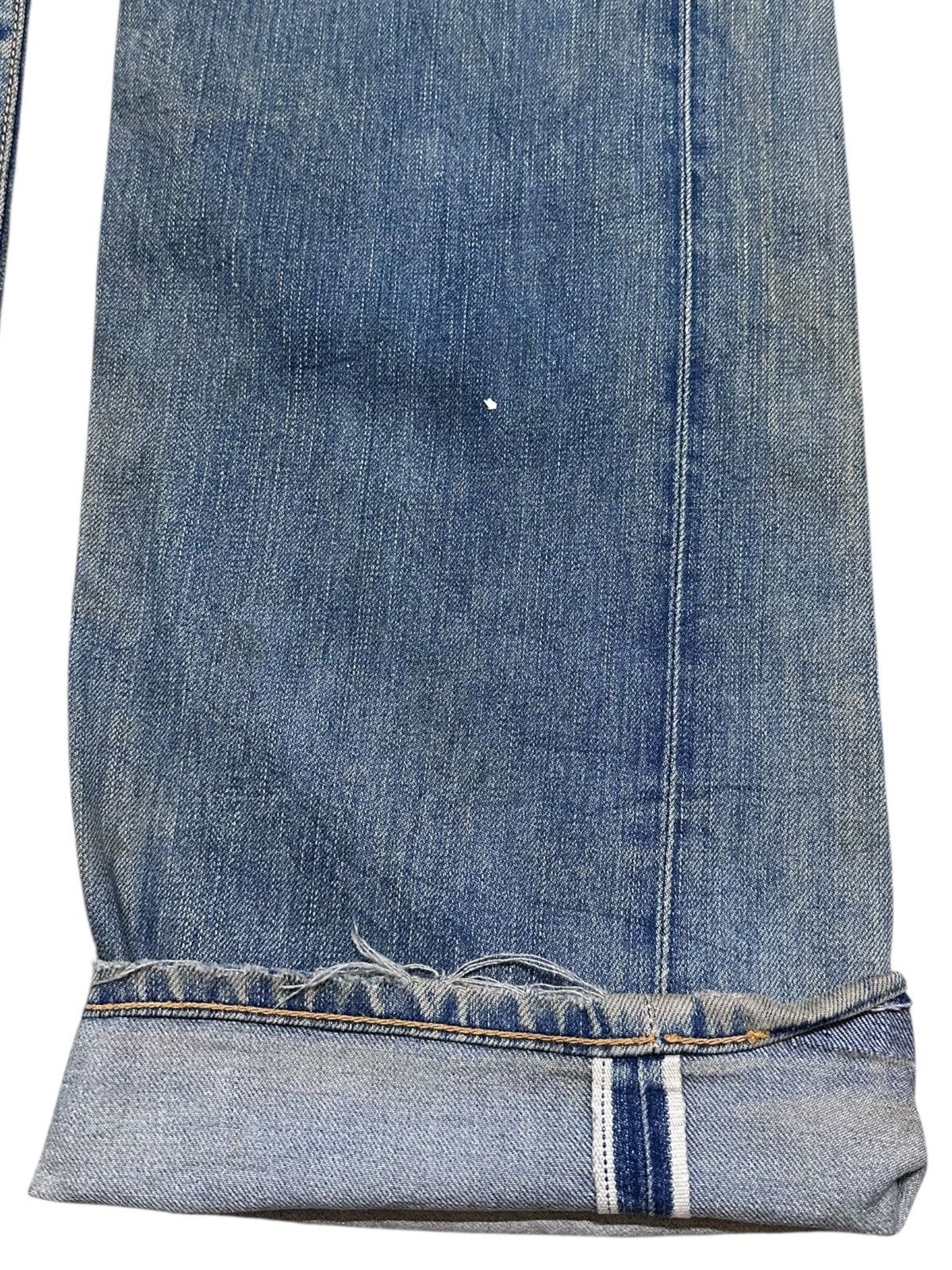 Lee Vintage Lee Union Made Selvedge Mudwash Distressd Denim Size US 32 / EU 48 - 5 Thumbnail