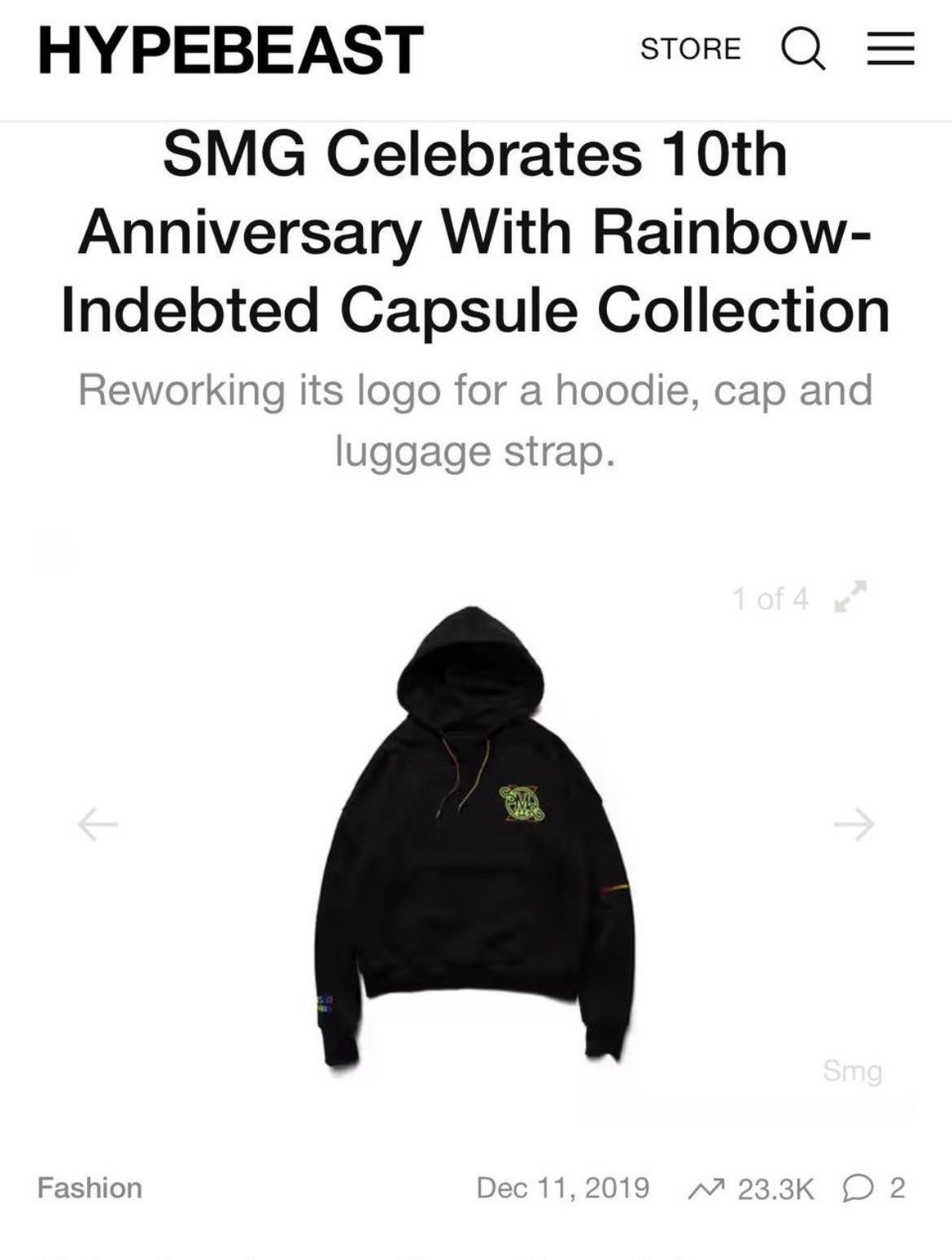 Other SMG “Still Moving UnDer Gun firE” Sweatshirt Size US M / EU 48-50 / 2 - 3 Thumbnail