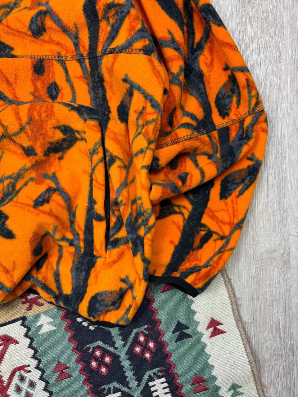 Carhartt × Japanese Brand RARE Carhartt Real Tree Fleece Y2K Orange Suits Size 34R - 21 Thumbnail