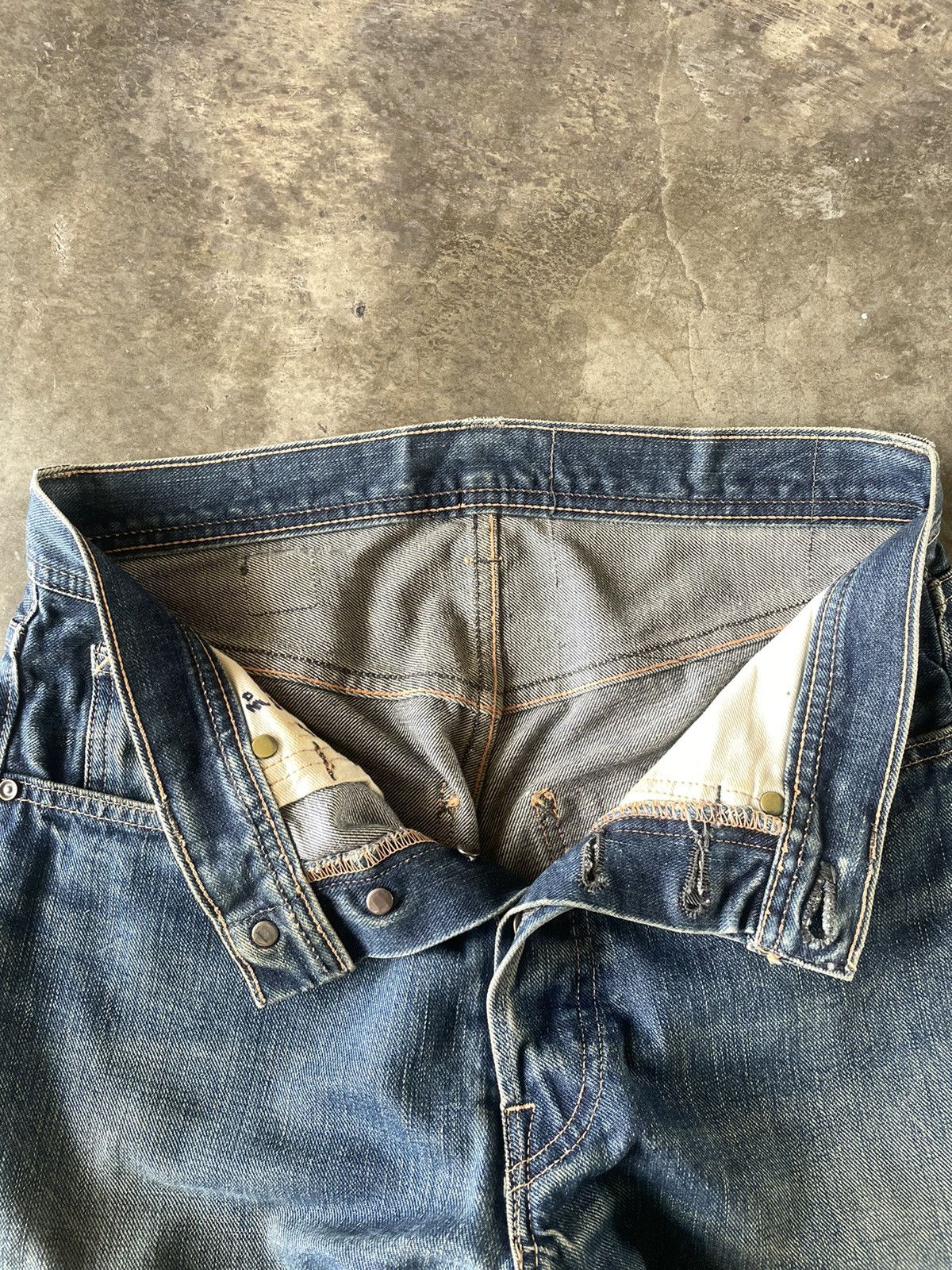 Levi's Vintage Clothing Vintage Head Light Railways Brand Selvedge Denim Size US 30 / EU 46 - 7 Thumbnail