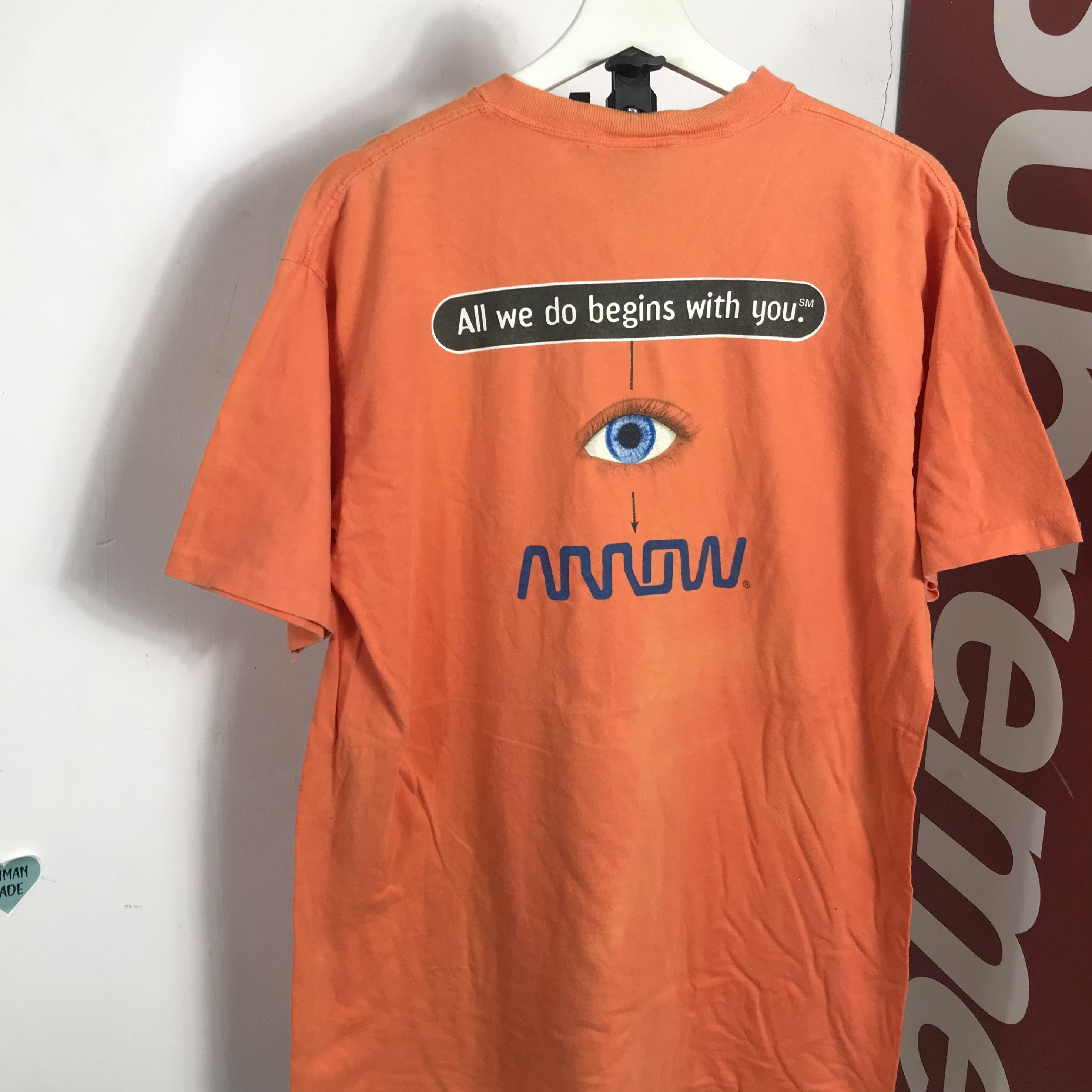 MoMA 90S Rare all we do begin with you They Show eyes HUMOR Size US XL / EU 56 / 4 - 2 Thumbnail