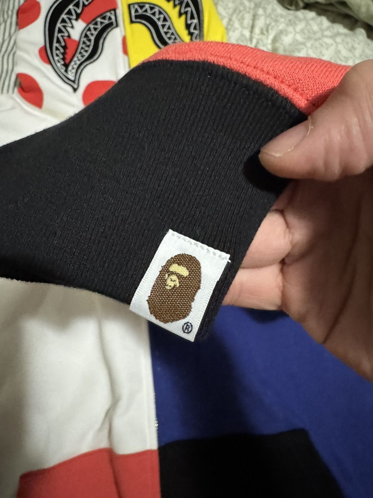 Bape Bape multicolor patch zip-ups shark hoodie size xtra large Size US XL / EU 56 / 4 - 12 Thumbnail
