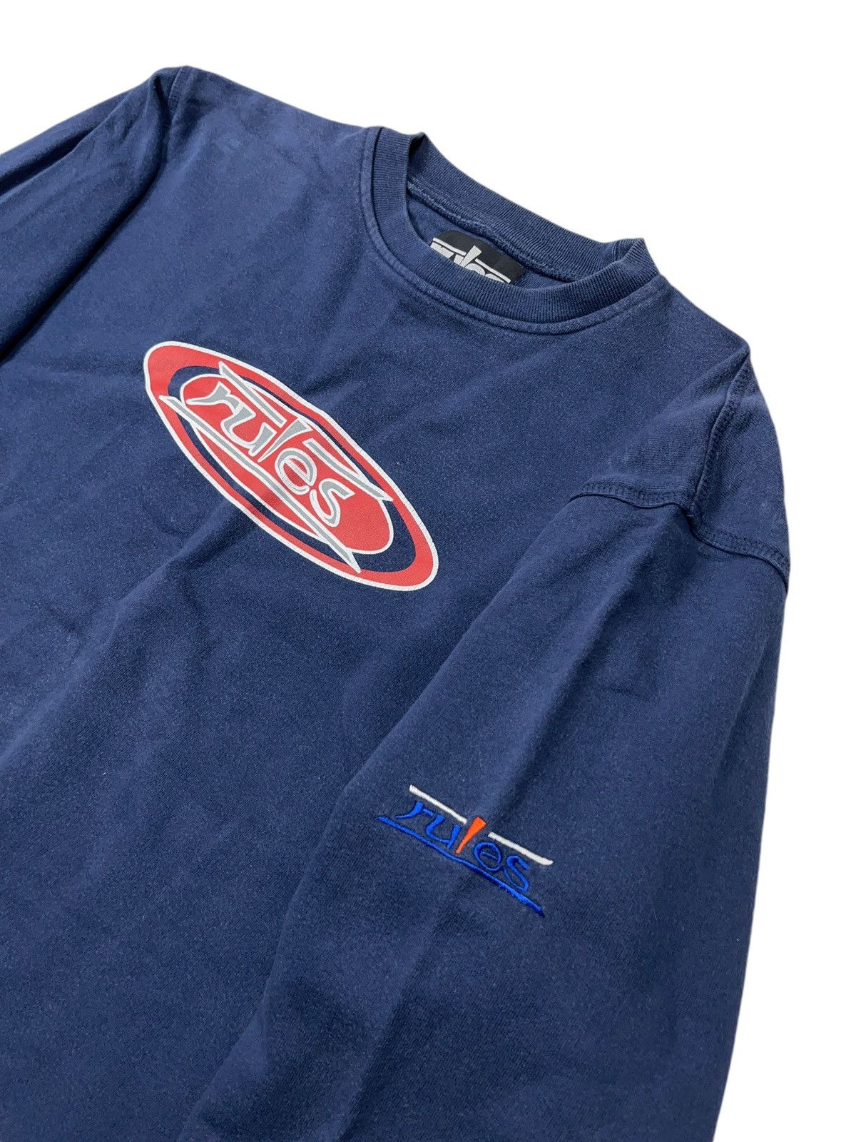 Vintage Vintage Rules Embroidered Logo Sweatshirt Crewneck Size US L / EU 52-54 / 3 - 2 Thumbnail