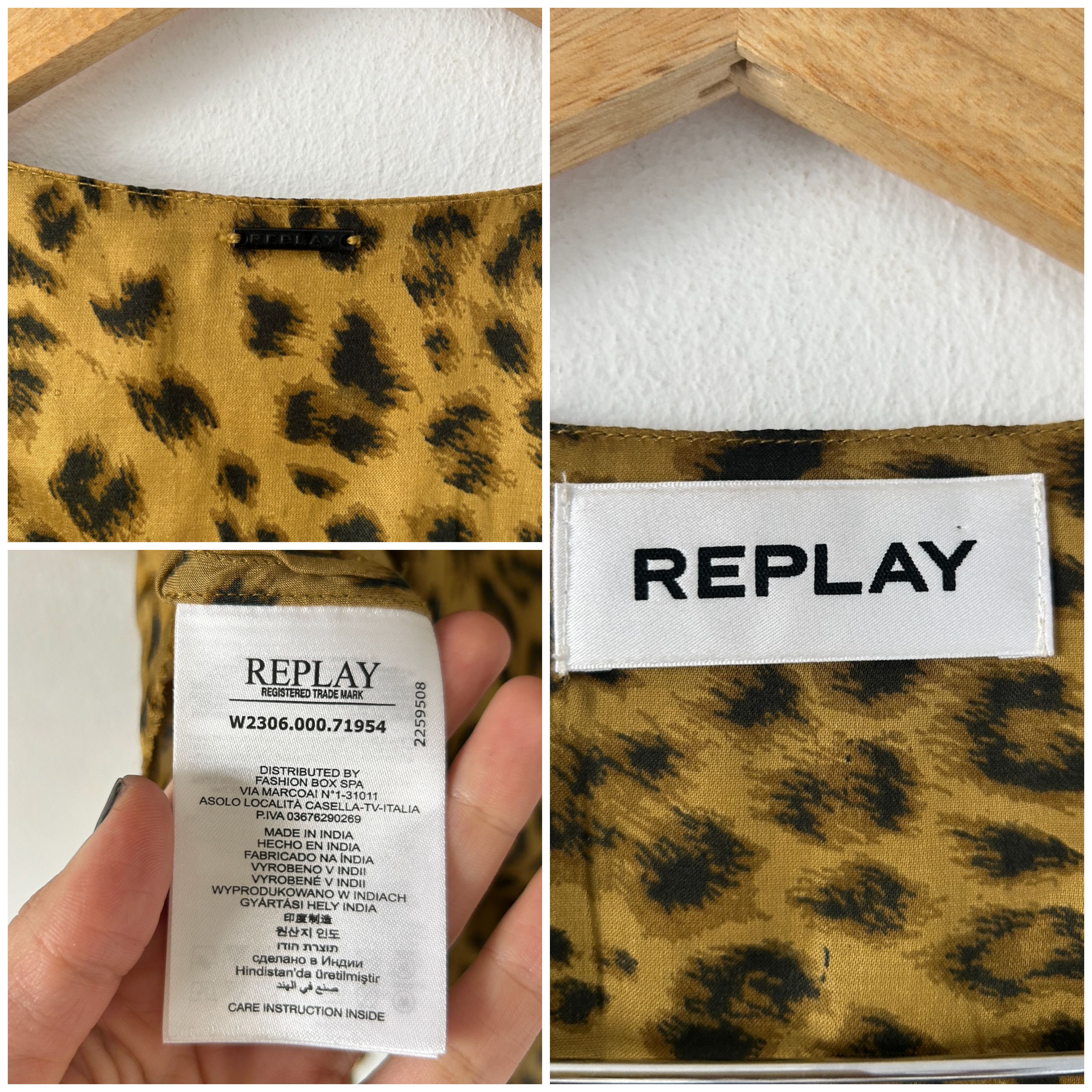 Replay Replay animal print mob wife viscose blouson Size M / US 6-8 / IT 42-44 - 9 Thumbnail