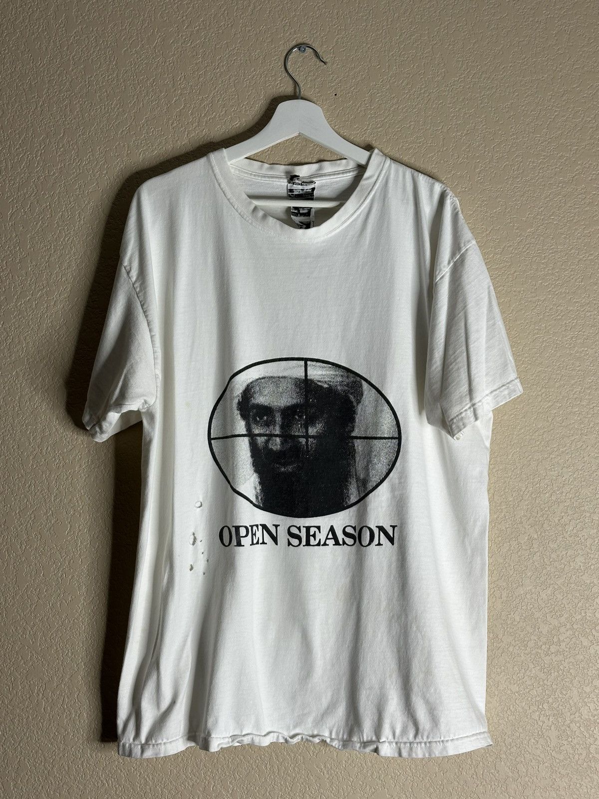 VINTAGE RARE OSAMA BIN LADEN “OPEN SEASON” tee