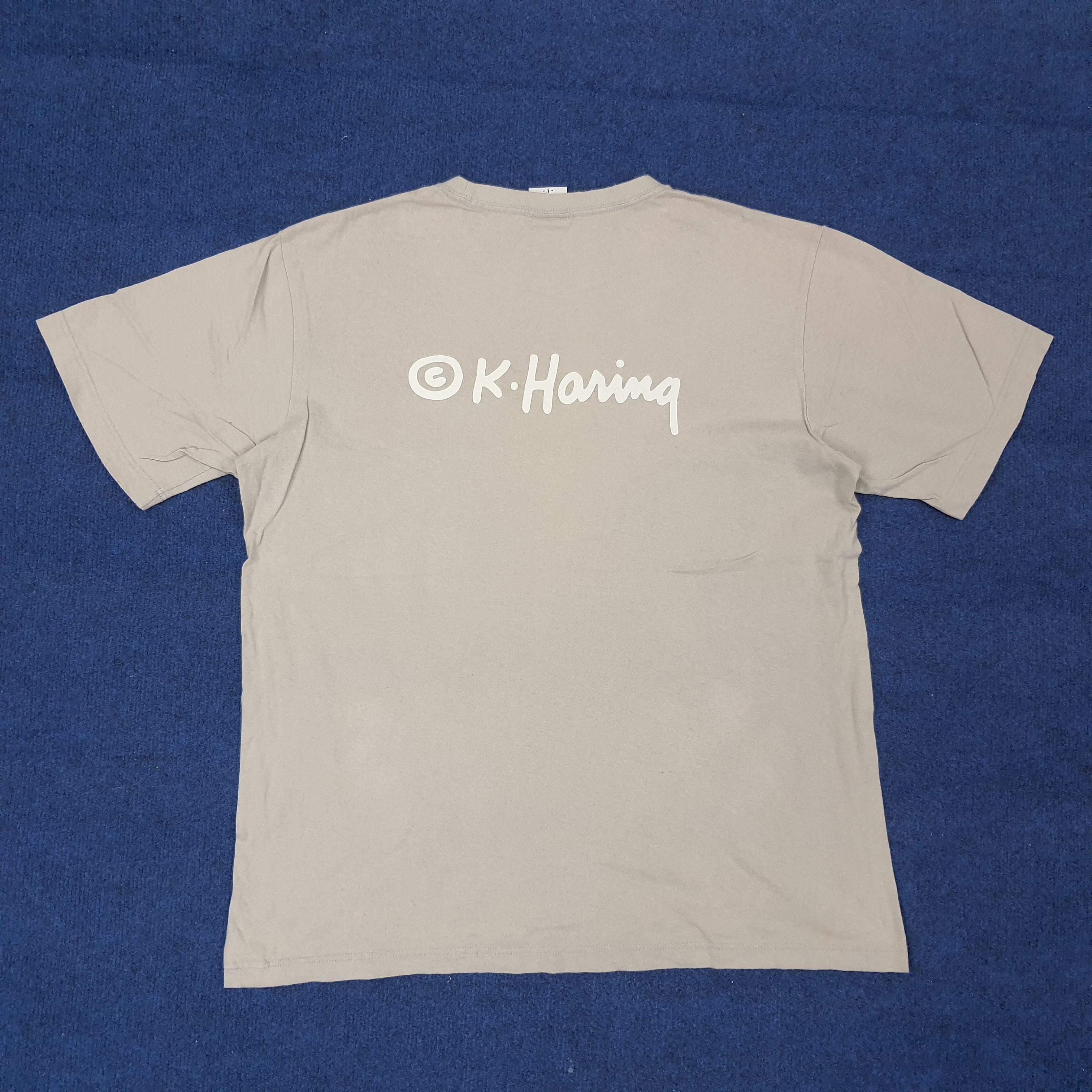 Keith Haring Vintage Keith Haring Designer Artwork Tshirt C223N77 Size US L / EU 52-54 / 3 - 4 Thumbnail