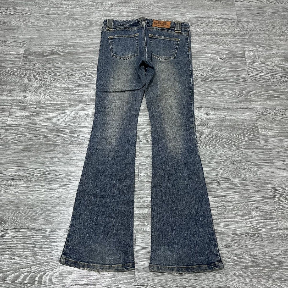 Japanese Brand 2000's Takeo Kikuchi Flared Distressed Jeans Size US 28 / EU 44 - 8 Thumbnail