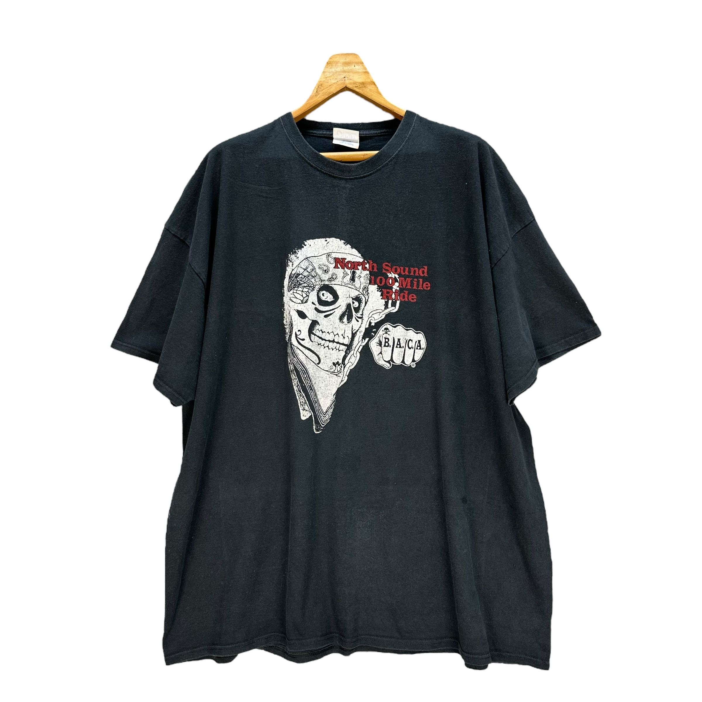 Japanese Brand VINTAGE PORT& COMPANY Skull Big Logo Tees #A6-0144 Size US XXL / EU 58 / 5 - 1 Thumbnail