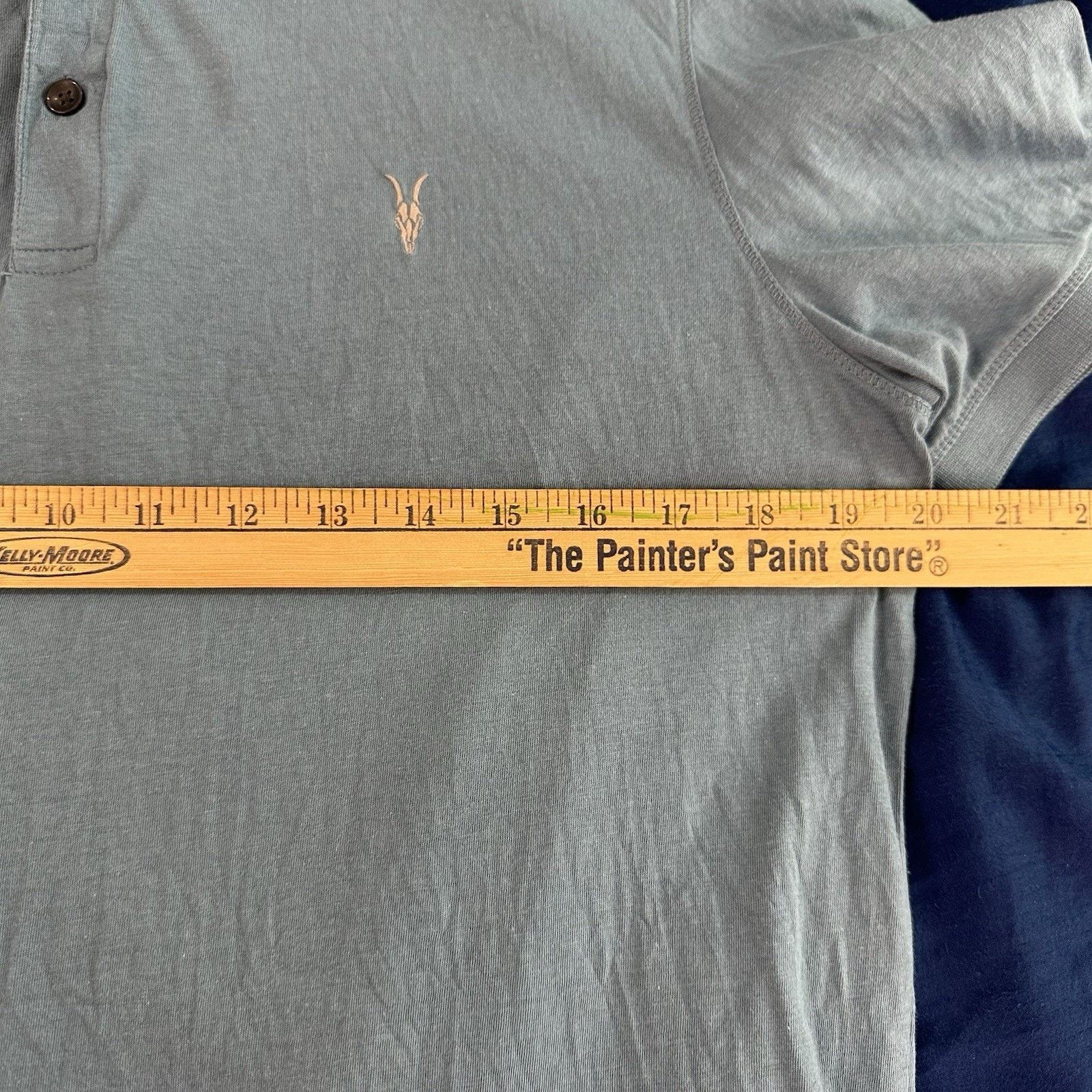 Allsaints AllSaints Shirt XL Vidal Polo Short Sleeve Button Mens Size US XL / EU 56 / 4 - 4 Thumbnail
