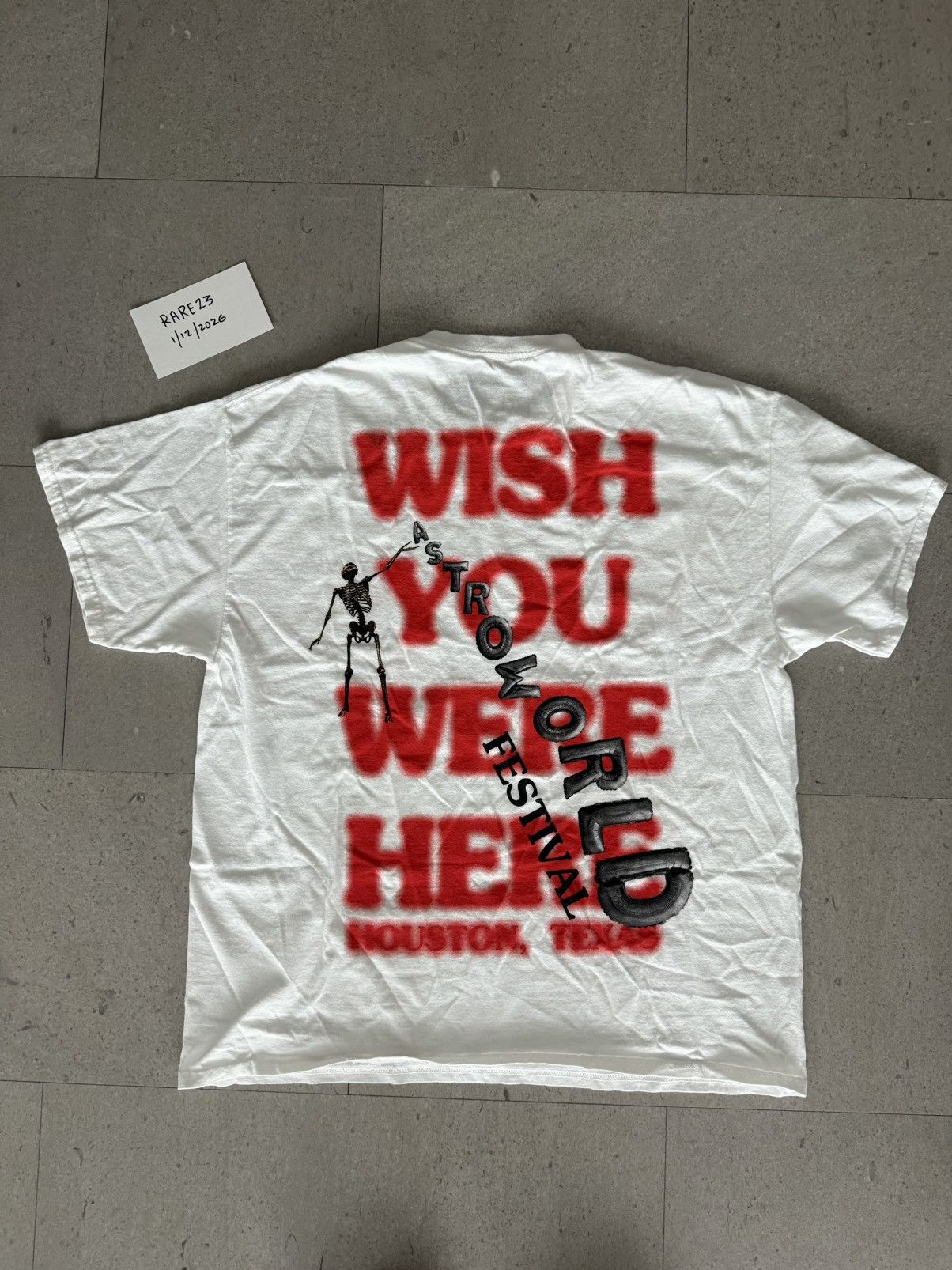 Travis Scott Travis Scott Wish You Were Here Astroworld Festival Size US XL / EU 56 / 4 - 3 Thumbnail