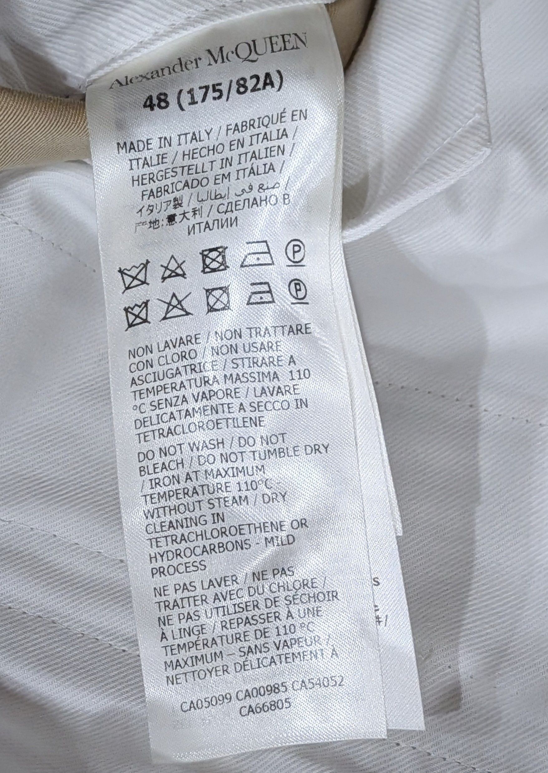Alexander McQueen Alexander McQueen Cotton Cargo Shorts Beige 48 US 32 Size US 32 / EU 48 - 6 Thumbnail