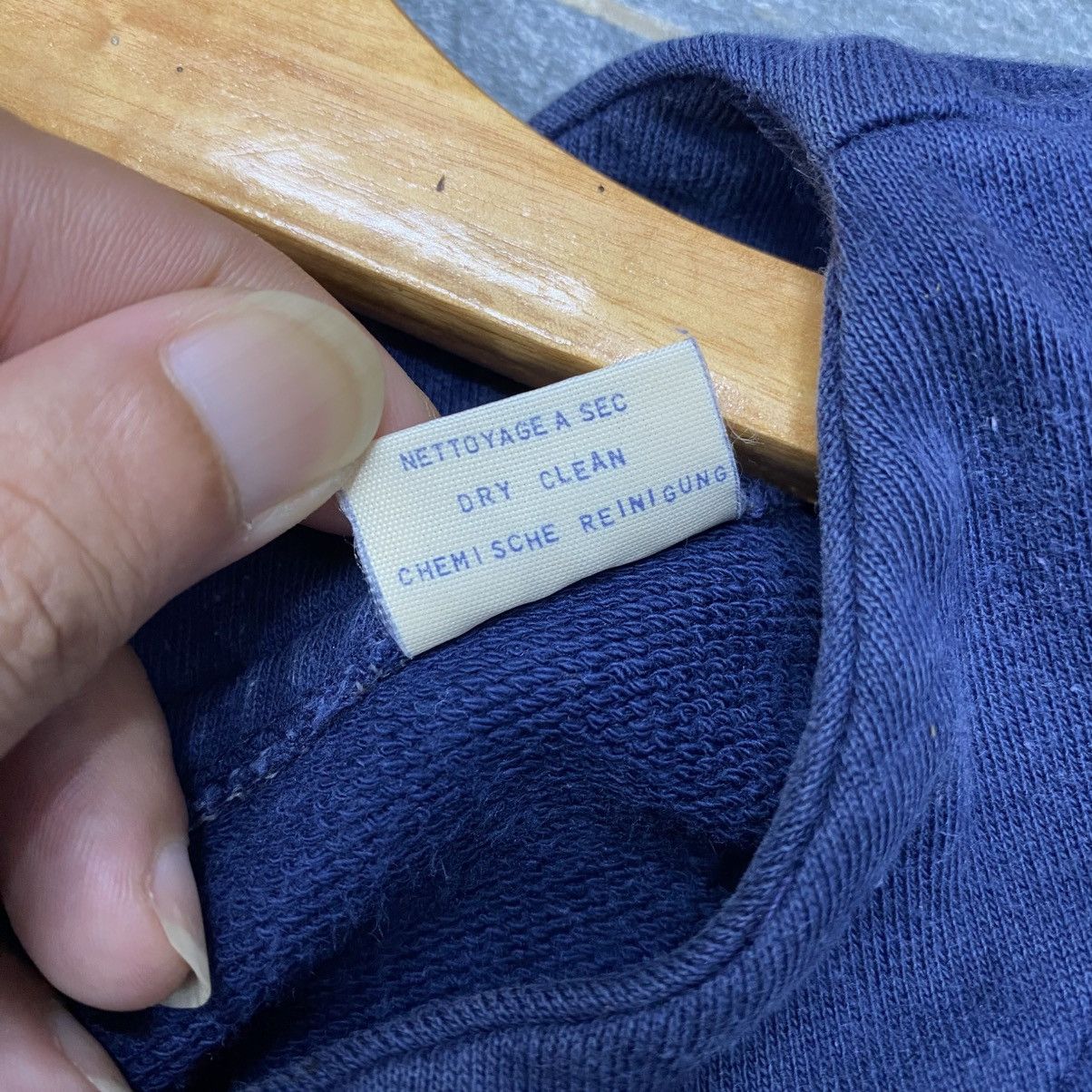 Hermes Vintage 80s HERMES PARIS Embroidery Logo Pullover Sweatshirt Size US M / EU 48-50 / 2 - 10 Thumbnail