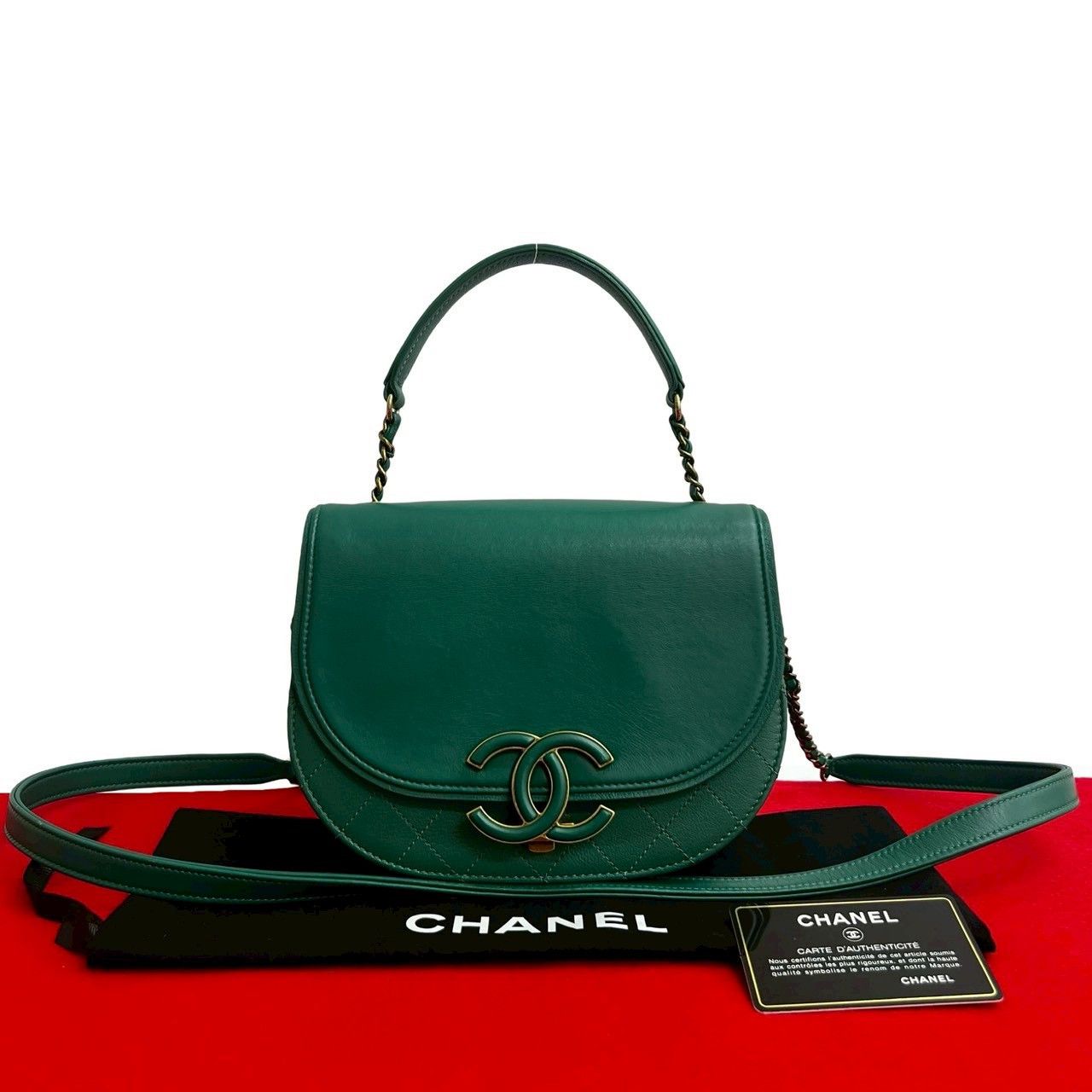 Chanel Chanel Chanel Caviar Leather Shoulder Bag Leather Shoulder Bag DUTY FREE for USA Size ONE SIZE - 1 Thumbnail