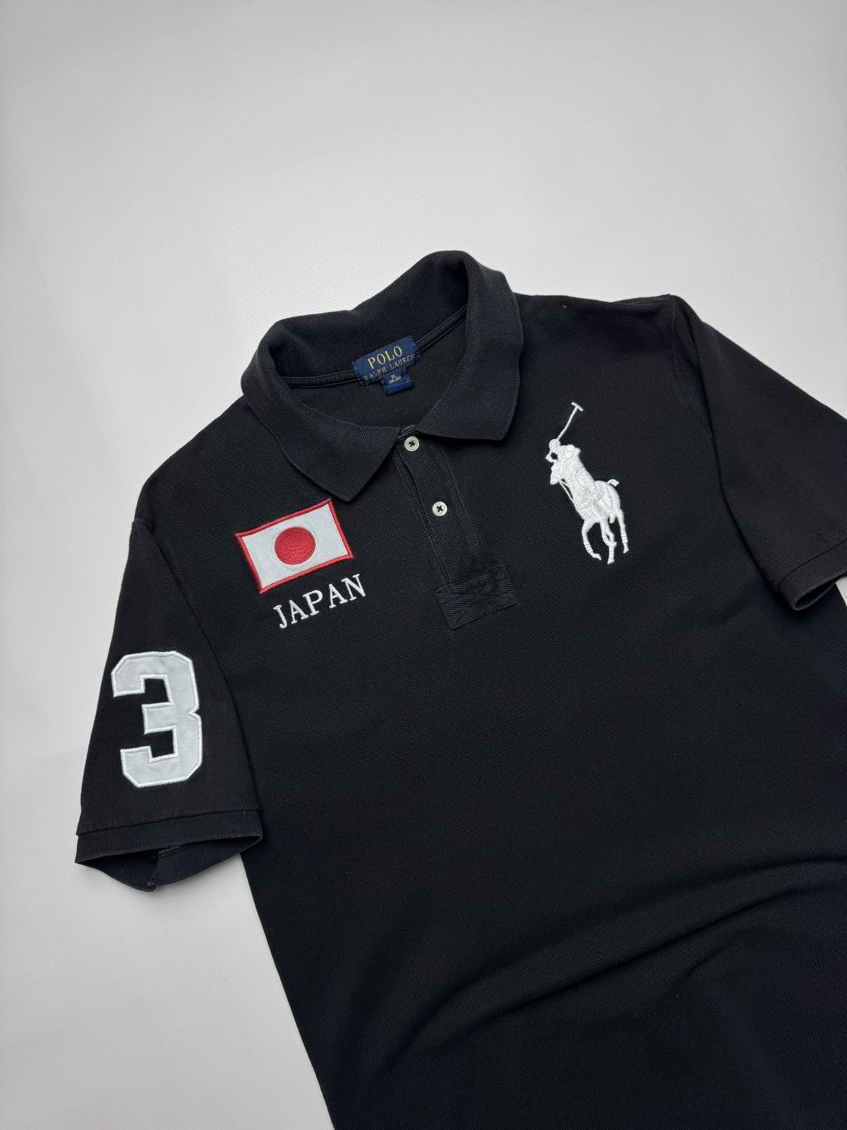 Polo Ralph Lauren Polo Ralph Lauren Japan Big Pony Polo Shirt - Black Size US L / EU 52-54 / 3 - 4 Thumbnail