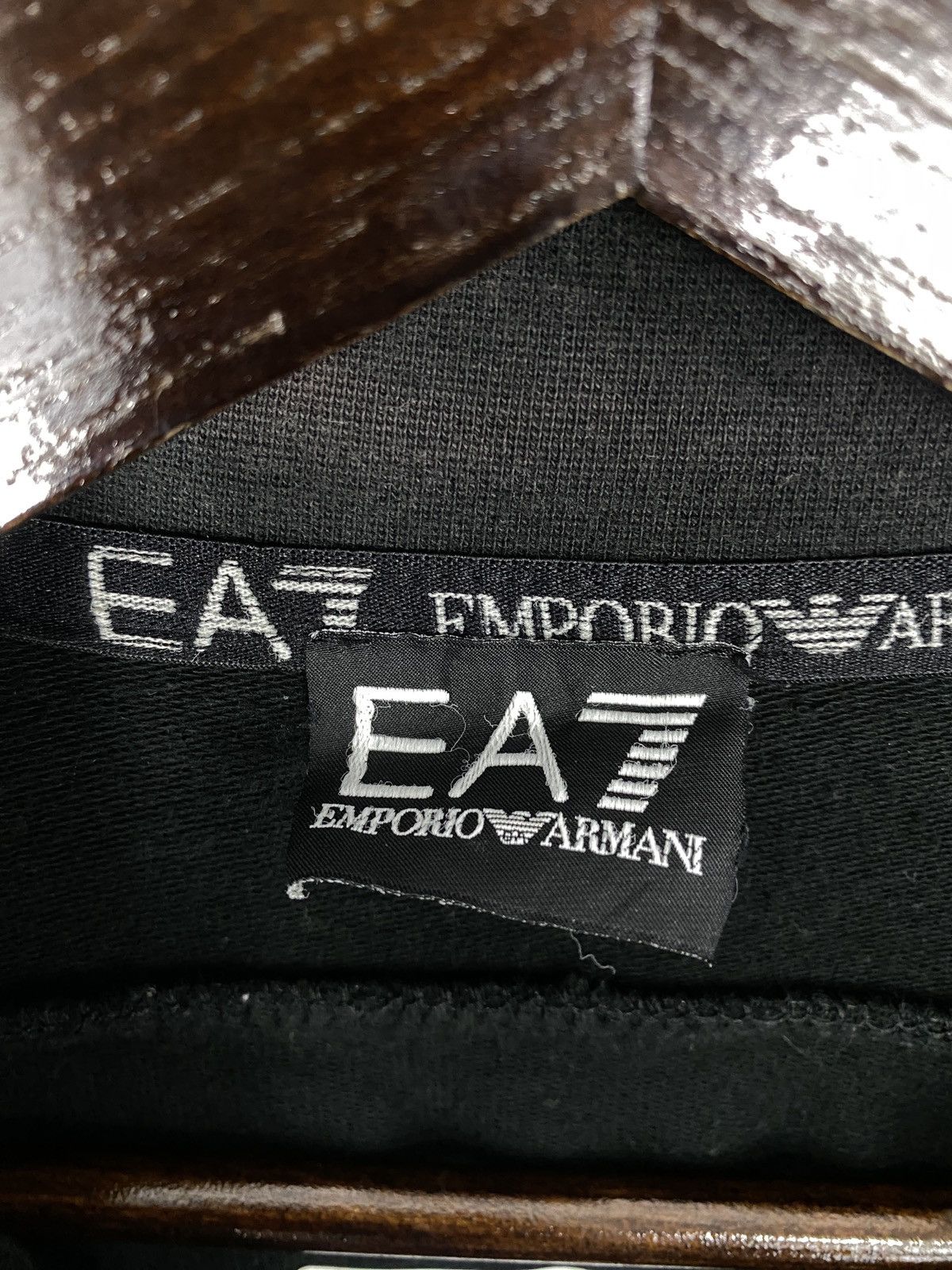 Emporio Armani Vintage Emporio Armani Zip Up Faded Sweatshirts Size US XS / EU 42 / 0 - 9 Thumbnail