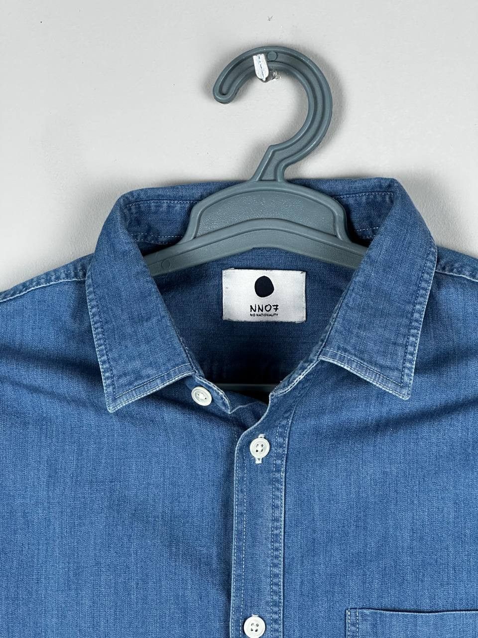 NN07 NN07 No Nationality Denim Casual Shirt Made In Portugal Size US S / EU 44-46 / 1 - 4 Thumbnail