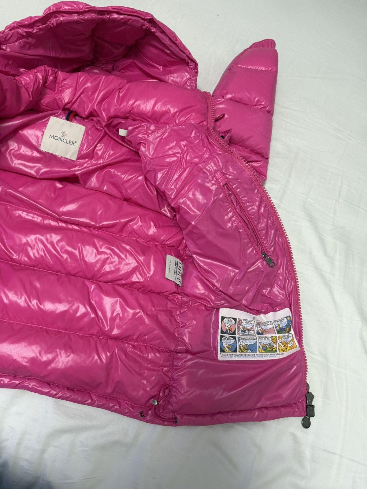 Moncler Moncler Pink Puffer Jacket Hooded Glossy Down Coat Size S / US 4 / IT 40 - 8 Thumbnail