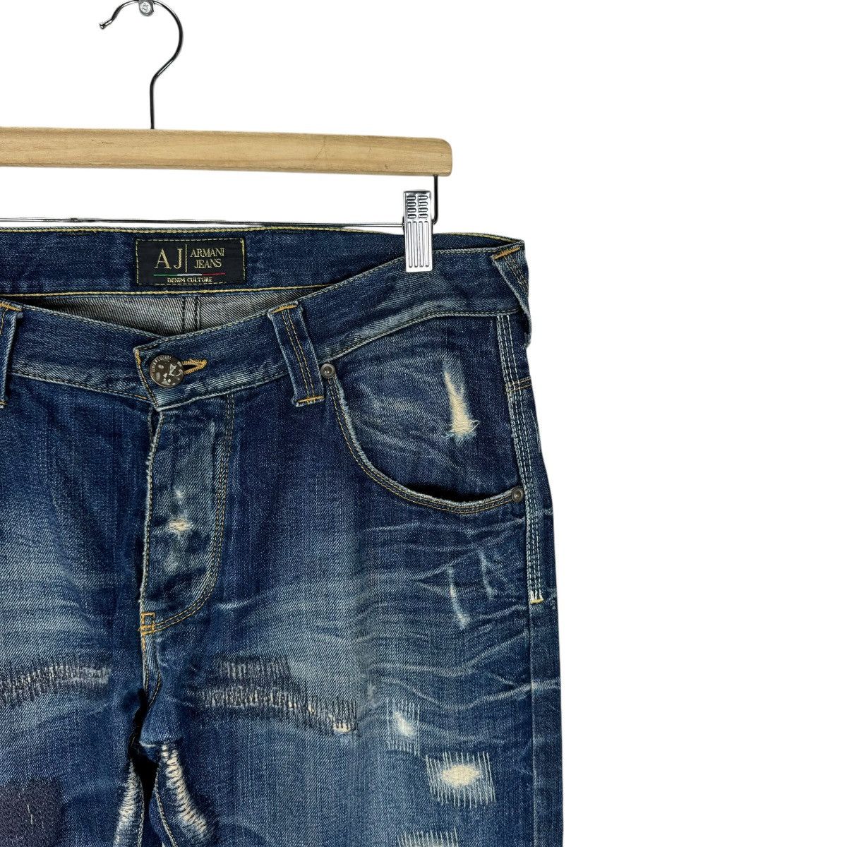 Armani 🌟ARMANI JEANS DENIM CULTURE PANTS Size US 34 / EU 50 - 4 Thumbnail