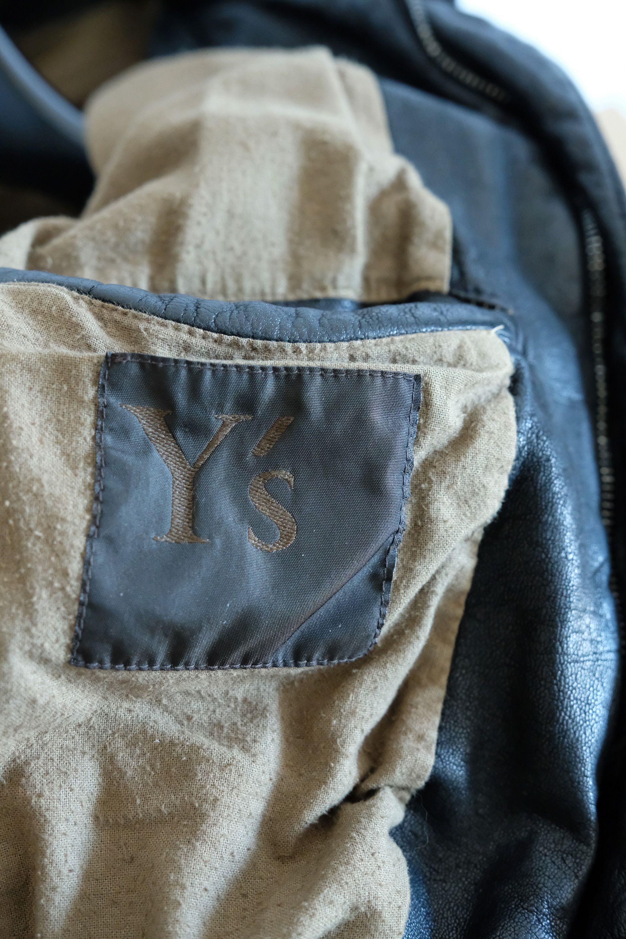 Yohji Yamamoto Yohji Yamamoto Leather Jacket Cafe Racer Biker Y's 5 XL Size US XL / EU 56 / 4 - 12 Thumbnail