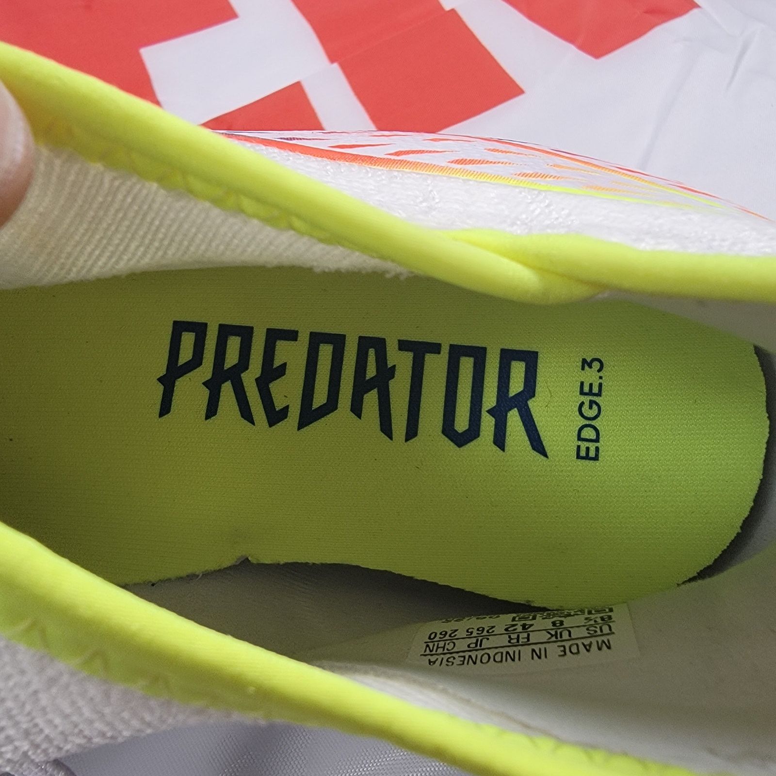 Adidas Adidas Predator Edge.3 TF 'Al Rihla Pack -White' Sz 8.5 (81) Size US 8.5 / EU 41-42 - 8 Thumbnail