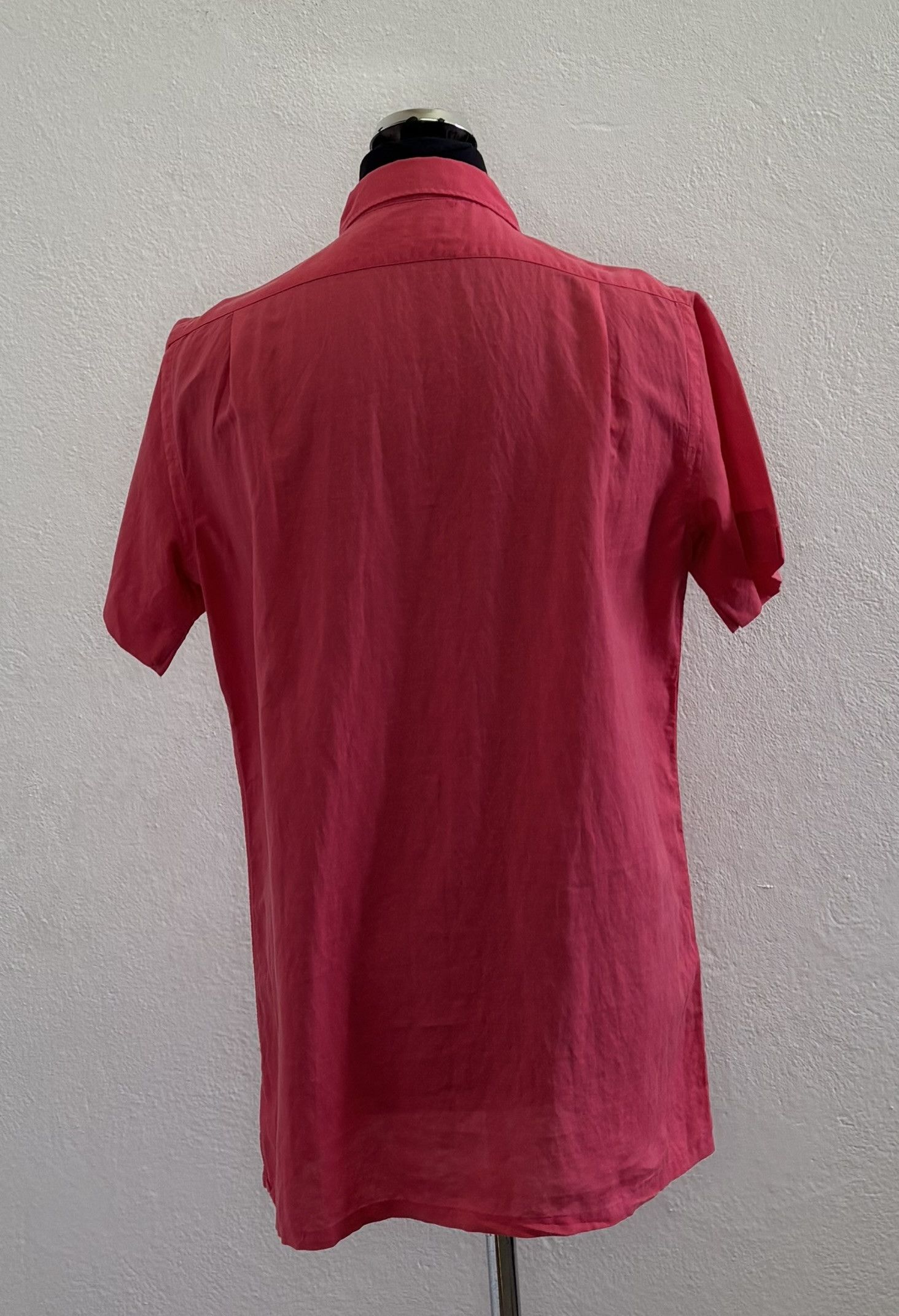 Polo Ralph Lauren Polo Ralph Lauren Red Linen shirt Medium Size US M / EU 48-50 / 2 - 2 Thumbnail