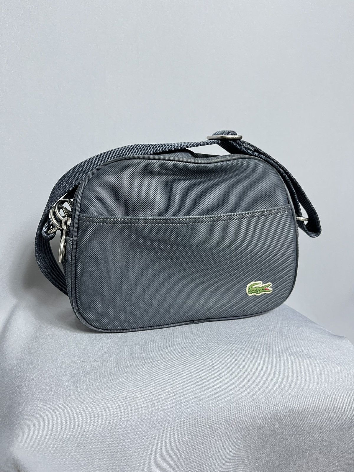 Lacoste Lacoste messenger bag onesize blue/gray belt Size ONE SIZE - 1 Thumbnail
