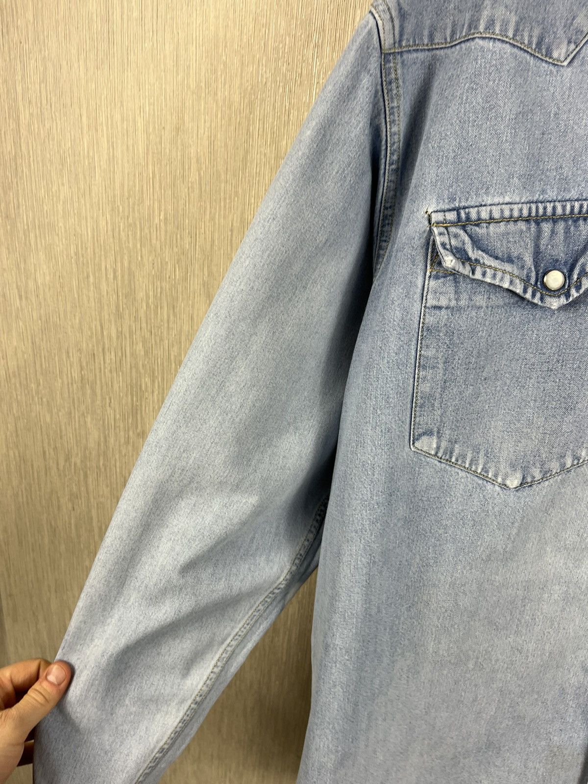 Lee × Vintage Vintage Lee Riders distressed denim thrashed cowboy shirt Size US L / EU 52-54 / 3 - 12 Thumbnail