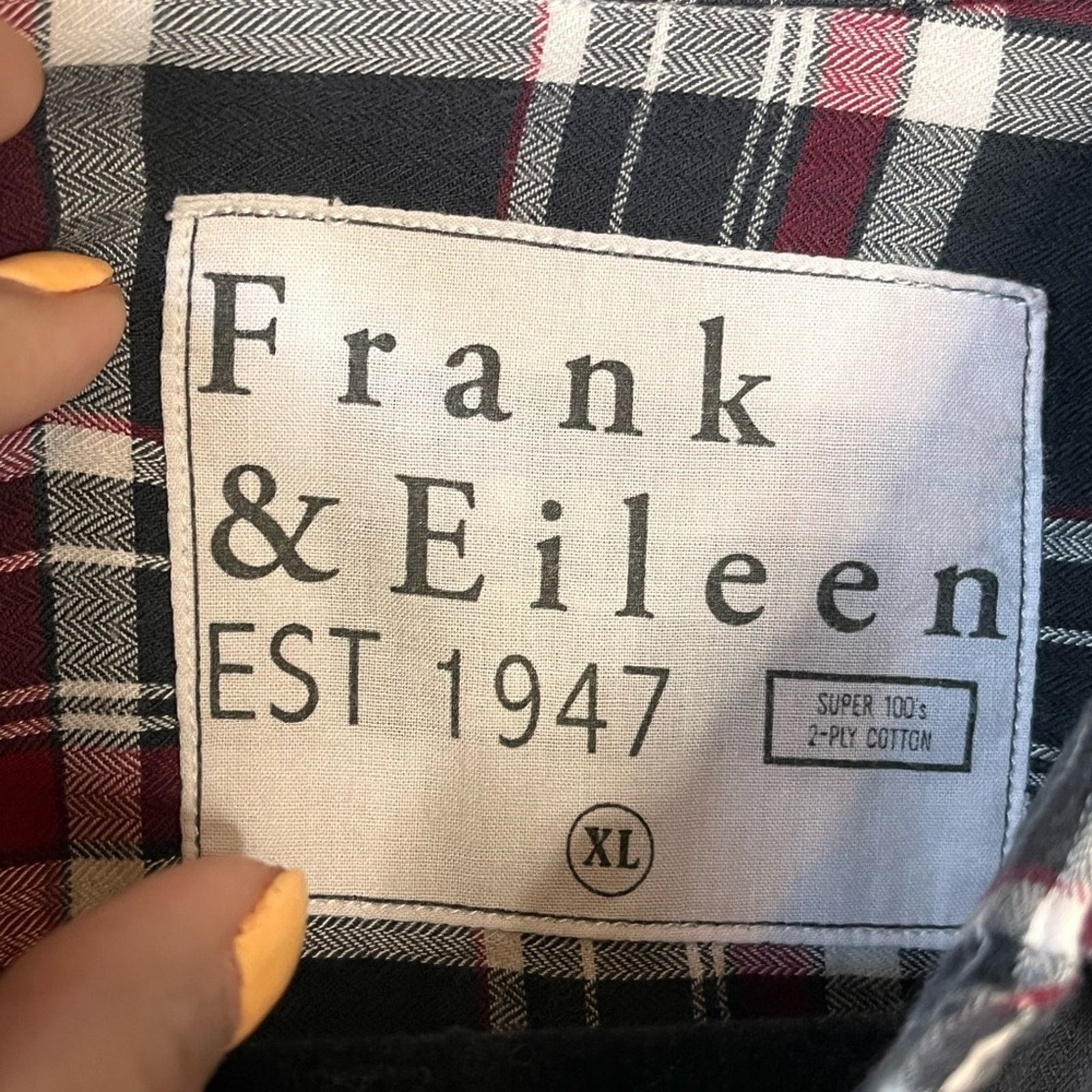 Frank & Eileen FRANK & EILEEN Plaid Button Down Shirt Men's Size XL Size US XL / EU 56 / 4 - 3 Thumbnail