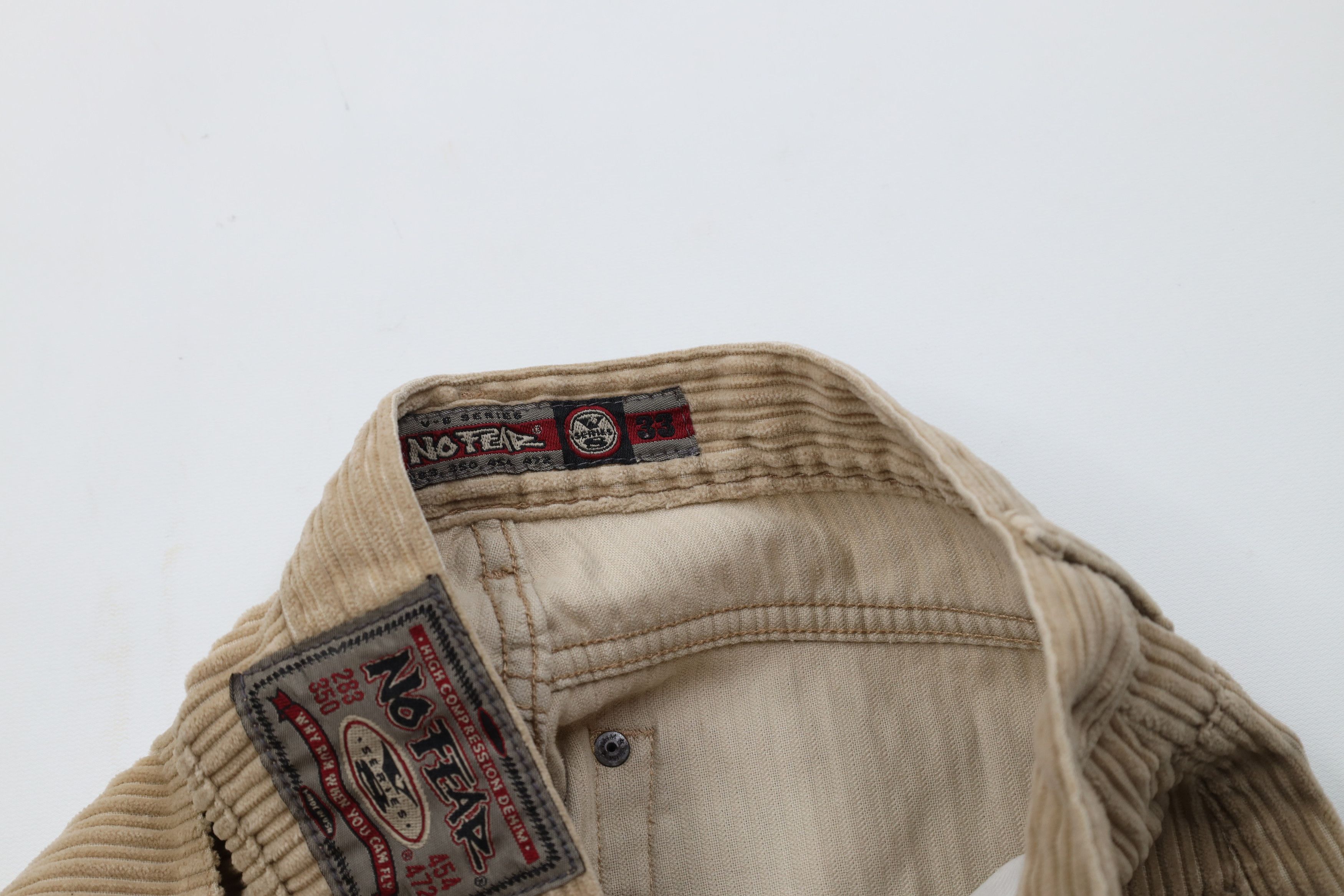 No Fear Vintage 90s No Fear Baggy Wide Leg Corduroy Pants USA Size US 33 - 11 Thumbnail