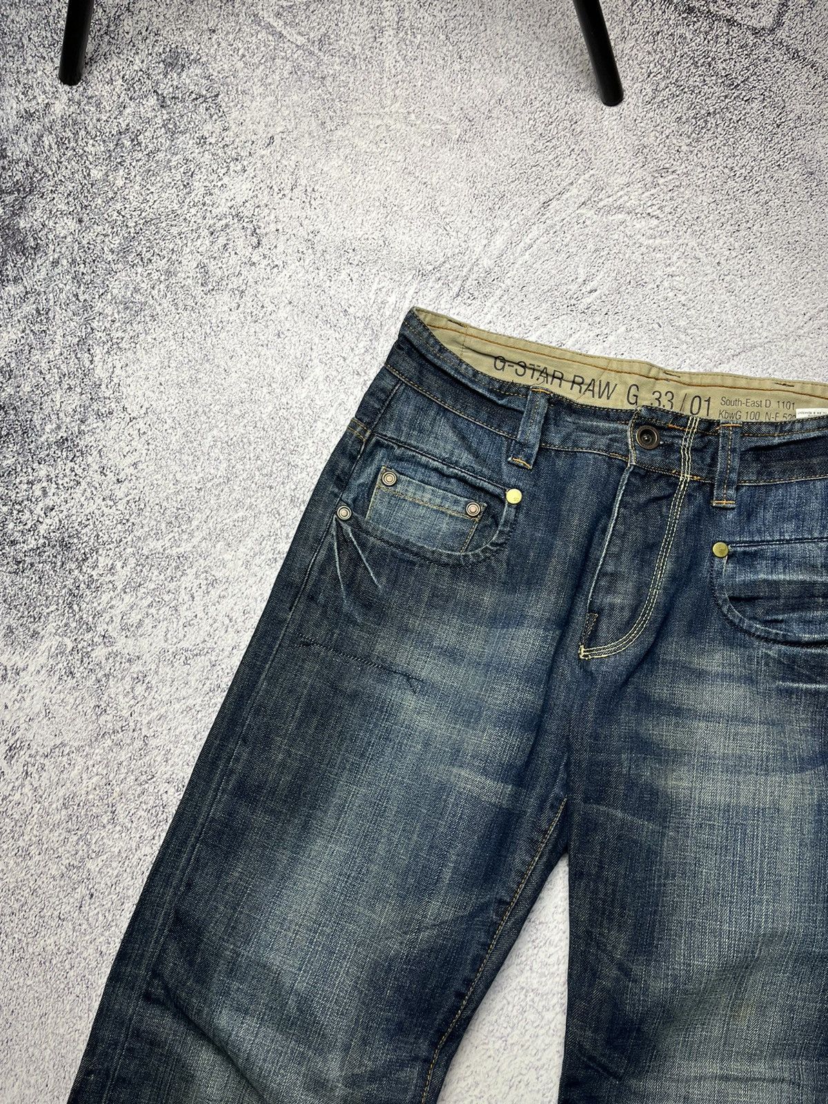 G-Star Vintage G Star Raw Denim Knee Avant Garde Pants / Jeans Rare Size US 34 / EU 50 - 20 Thumbnail