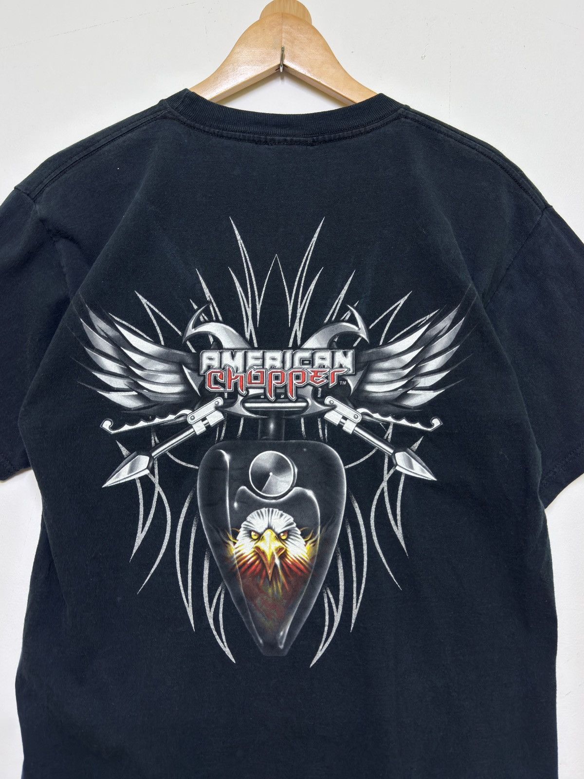 West Coast Choppers Vintage American Chopper Y2K Biker Graphic Eagle Motor Tee Size US S / EU 44-46 / 1 - 9 Thumbnail