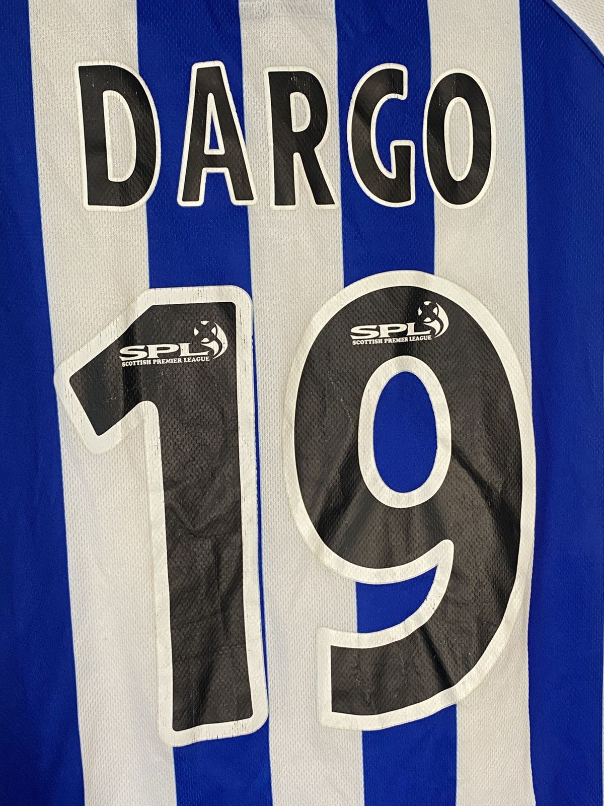 Vintage Vintage Kilmarnock TFG 2001/02 Soccer Jersey #19 Dargo Shirt Size US M / EU 48-50 / 2 - 7 Thumbnail
