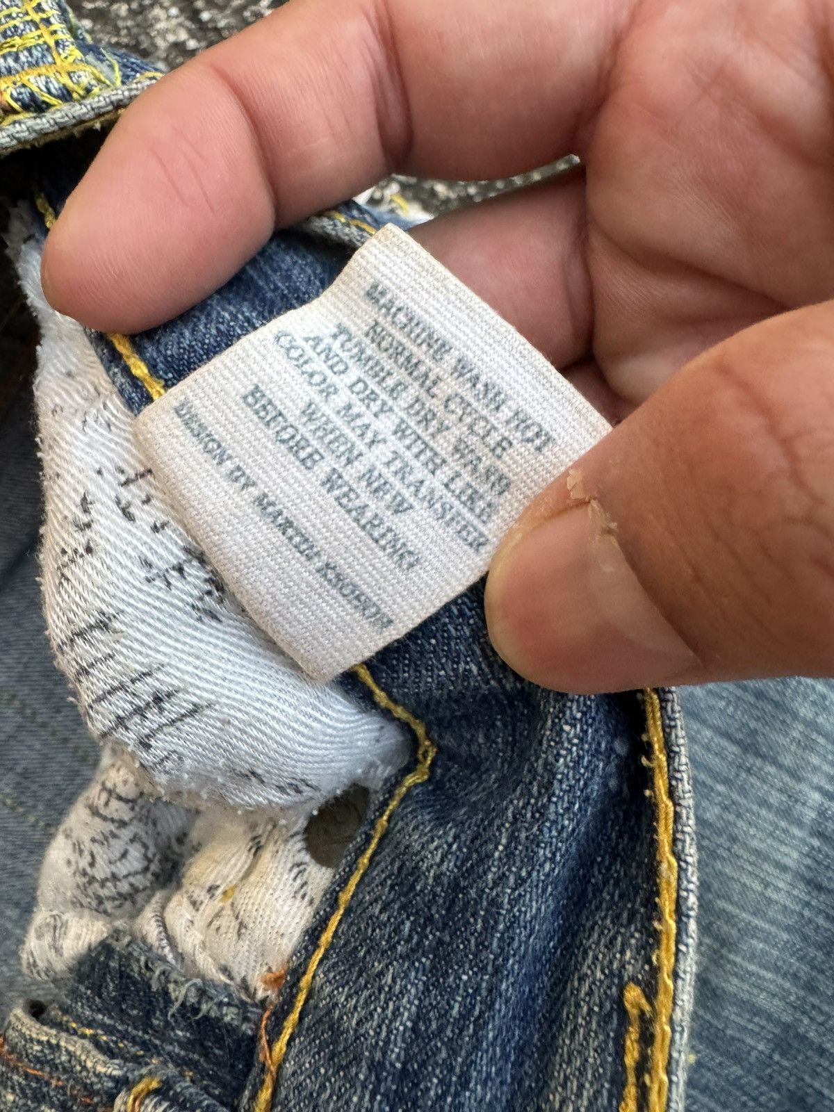 RMC Jeans × Vintage RMC red monkey company martin ksohoh jeans denim Size US 31 - 14 Thumbnail