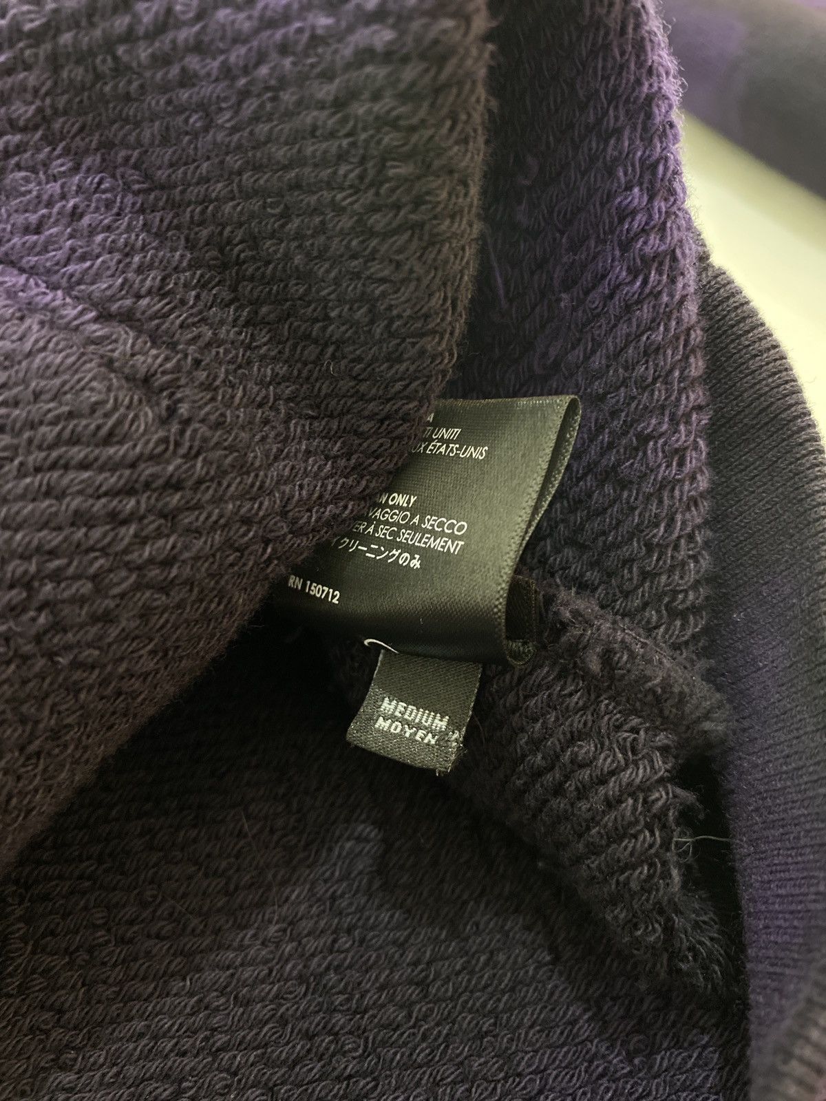 Amiri Amiri Purple Tie-Dye Distressed Shotgun Hoodie Size US M / EU 48-50 / 2 - 7 Thumbnail