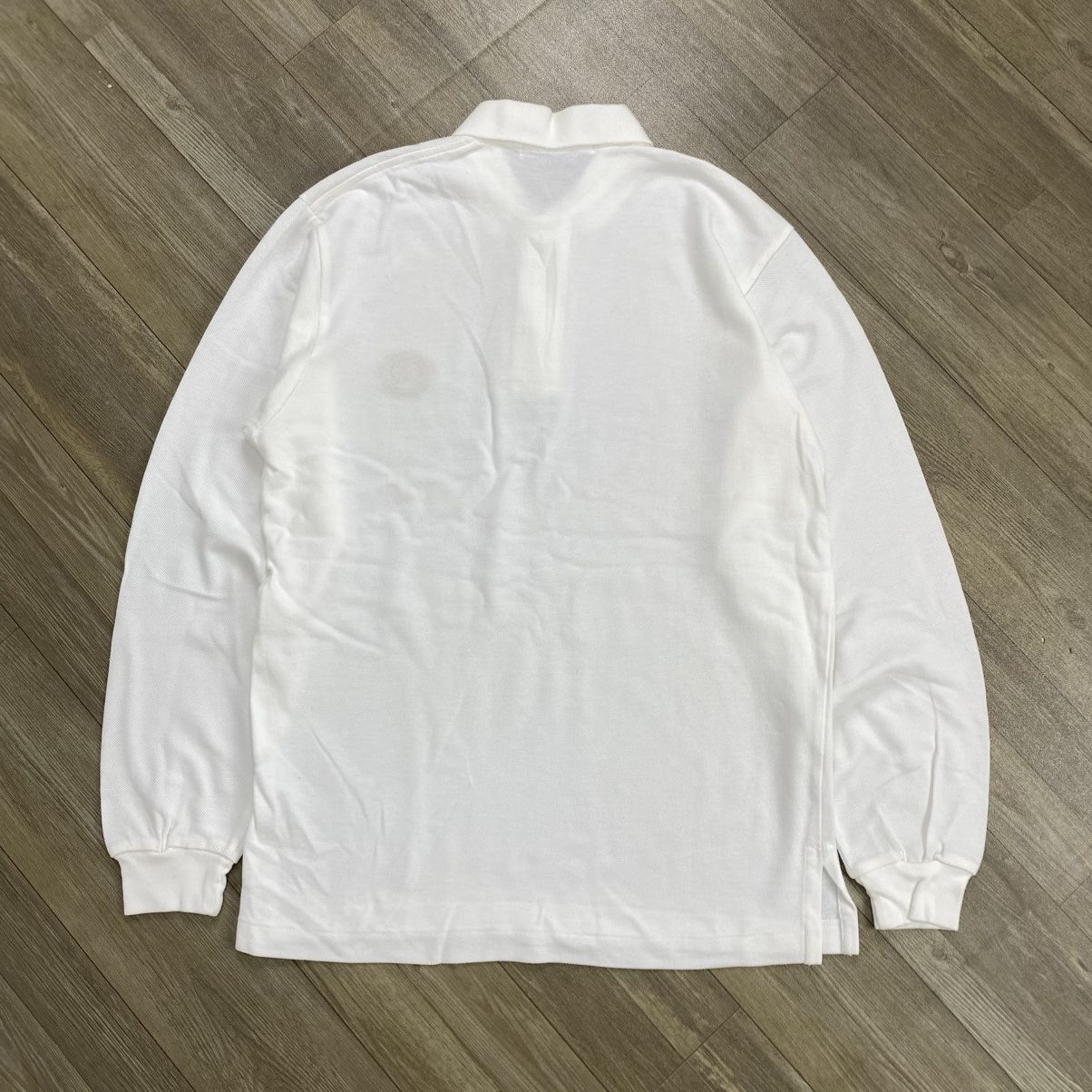 Burberry Vintage Burberrys London Nova Check White Long Polo Shirt Size US M / EU 48-50 / 2 - 11 Thumbnail